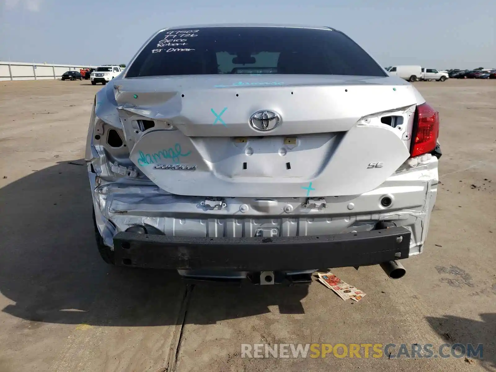 9 Photograph of a damaged car 5YFBURHE0KP901959 TOYOTA COROLLA 2019