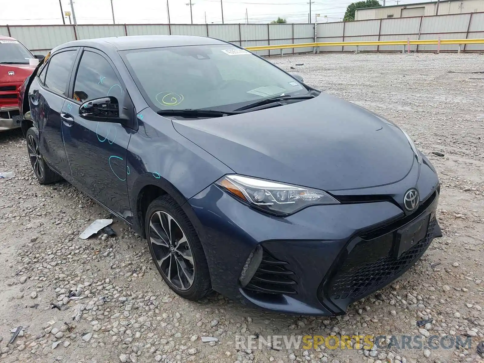 1 Photograph of a damaged car 5YFBURHE0KP901993 TOYOTA COROLLA 2019