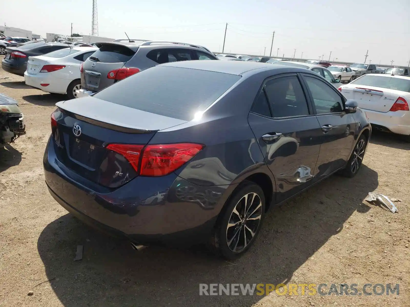 4 Photograph of a damaged car 5YFBURHE0KP902318 TOYOTA COROLLA 2019