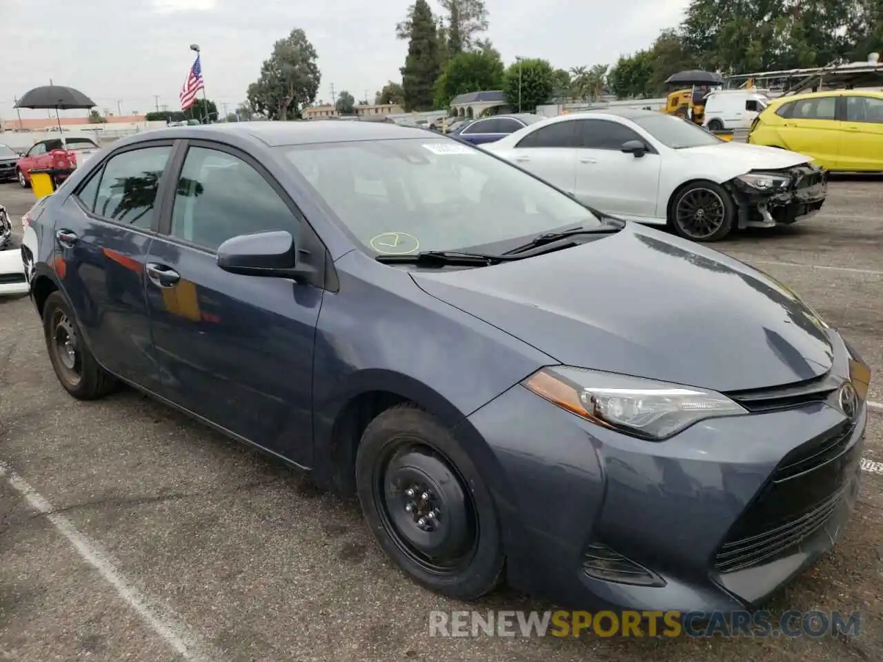 1 Photograph of a damaged car 5YFBURHE0KP902481 TOYOTA COROLLA 2019