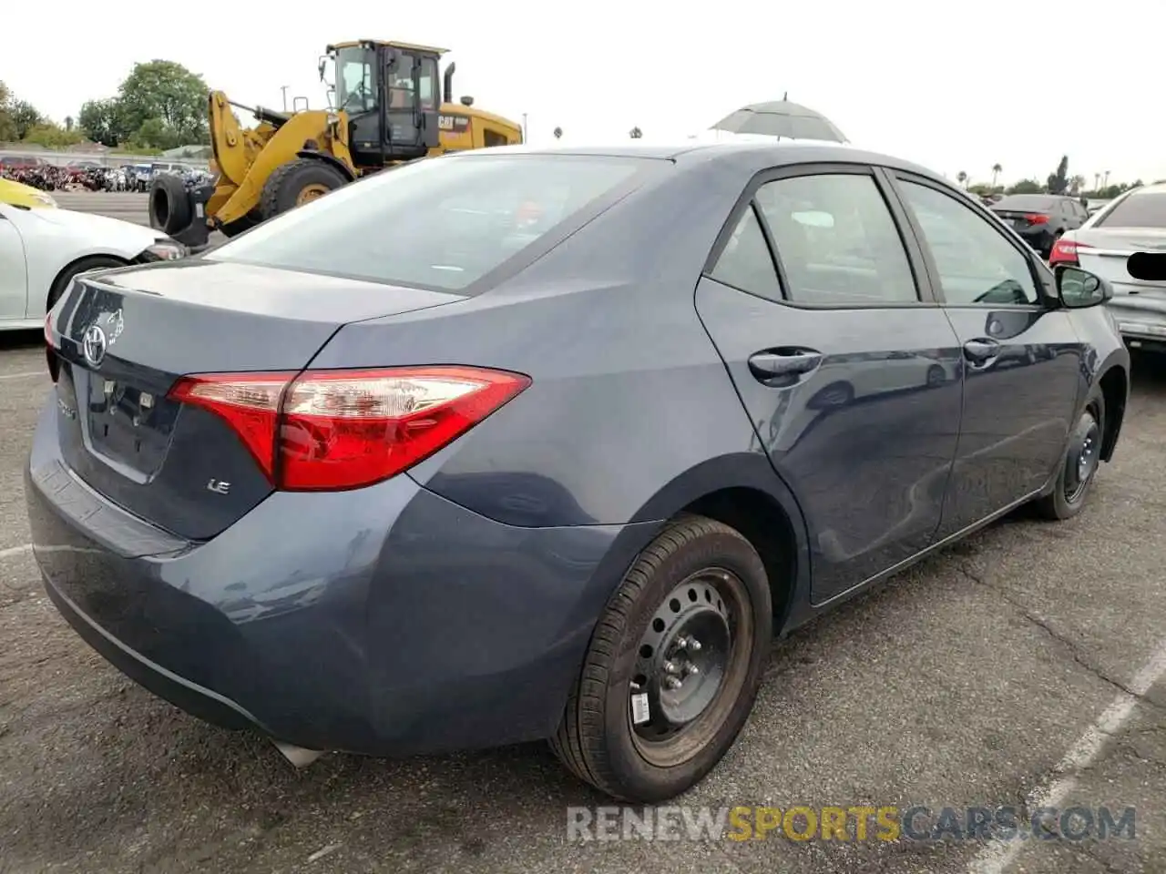 4 Photograph of a damaged car 5YFBURHE0KP902481 TOYOTA COROLLA 2019