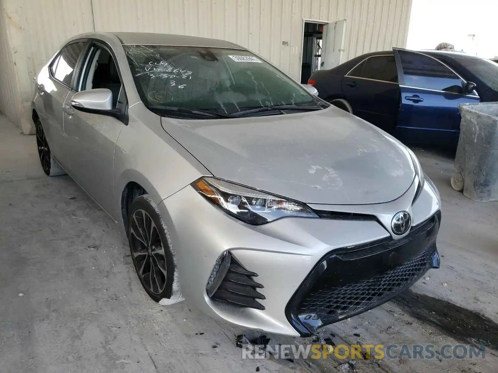 1 Photograph of a damaged car 5YFBURHE0KP902643 TOYOTA COROLLA 2019