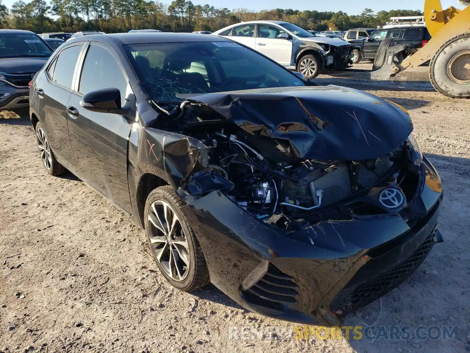 1 Photograph of a damaged car 5YFBURHE0KP902786 TOYOTA COROLLA 2019