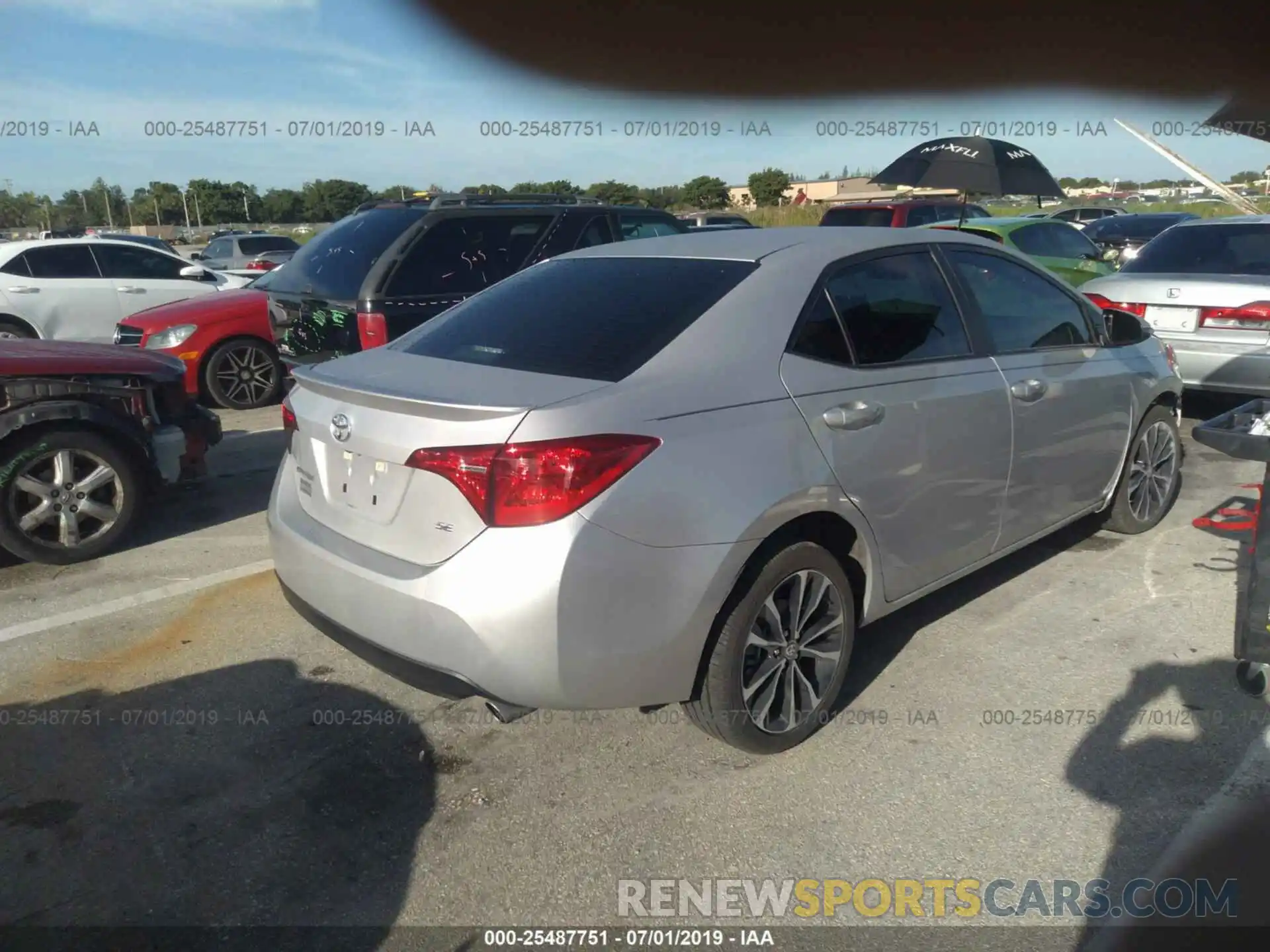 4 Photograph of a damaged car 5YFBURHE0KP902917 TOYOTA COROLLA 2019