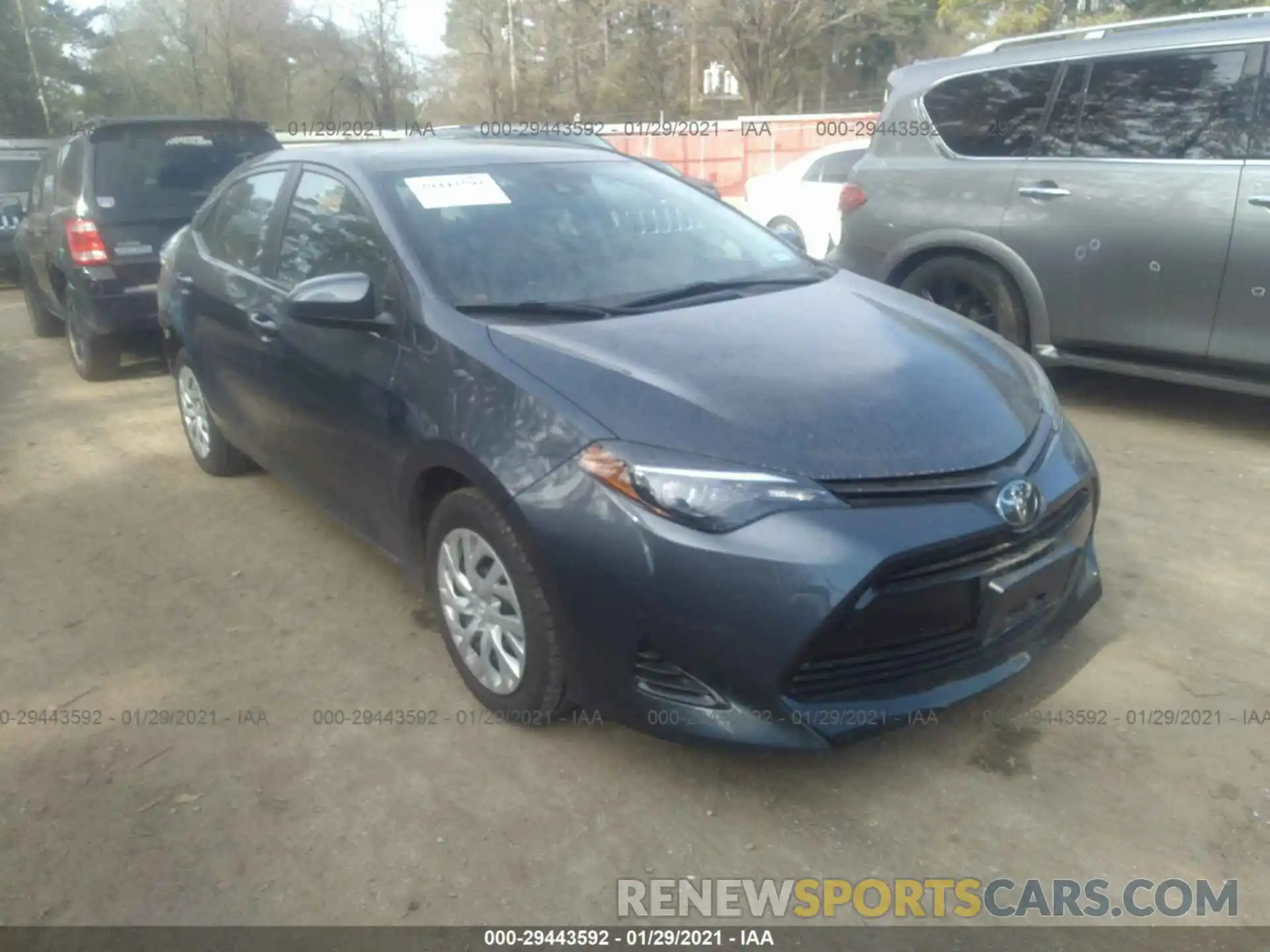 1 Photograph of a damaged car 5YFBURHE0KP903503 TOYOTA COROLLA 2019