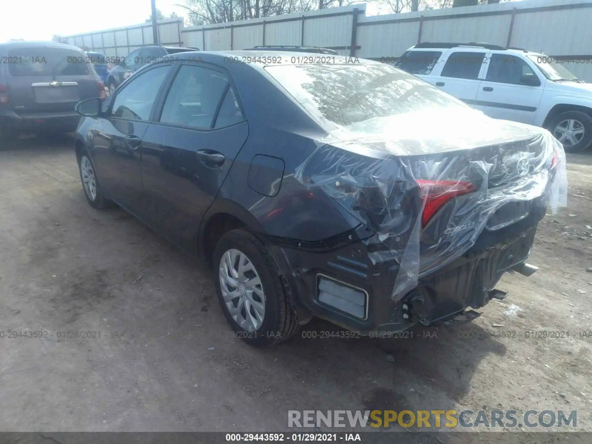 3 Photograph of a damaged car 5YFBURHE0KP903503 TOYOTA COROLLA 2019