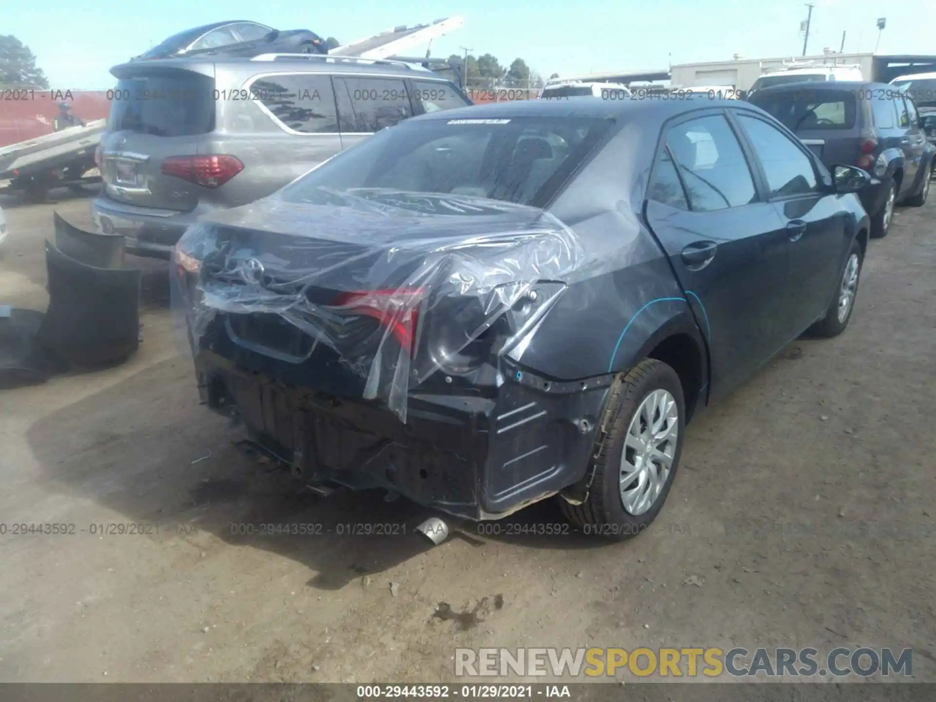 4 Photograph of a damaged car 5YFBURHE0KP903503 TOYOTA COROLLA 2019