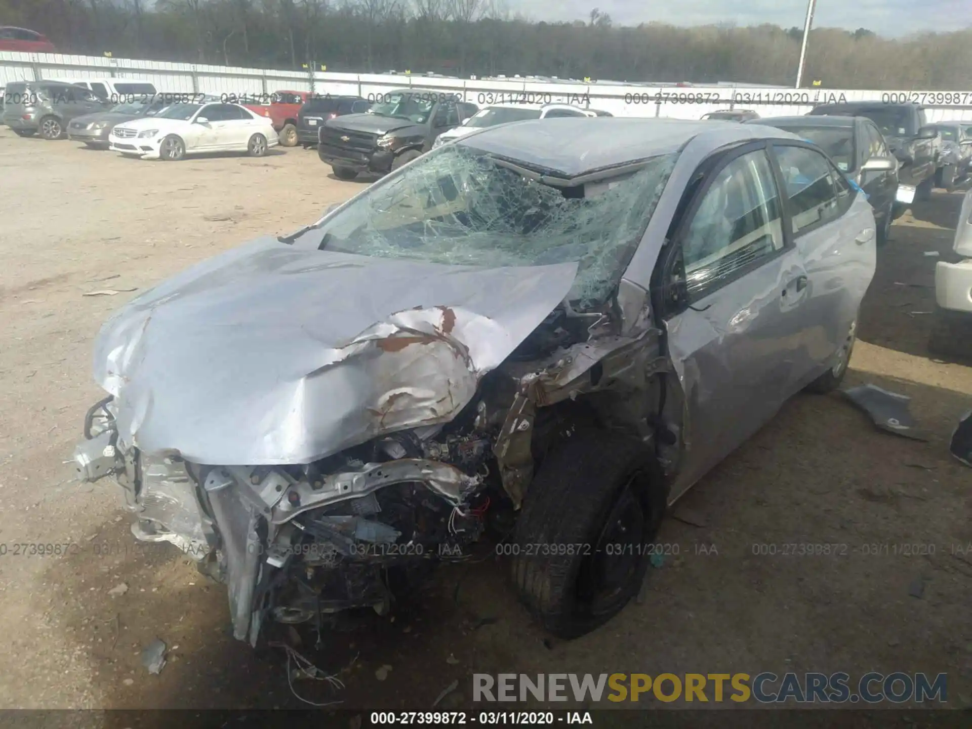 2 Photograph of a damaged car 5YFBURHE0KP903520 TOYOTA COROLLA 2019