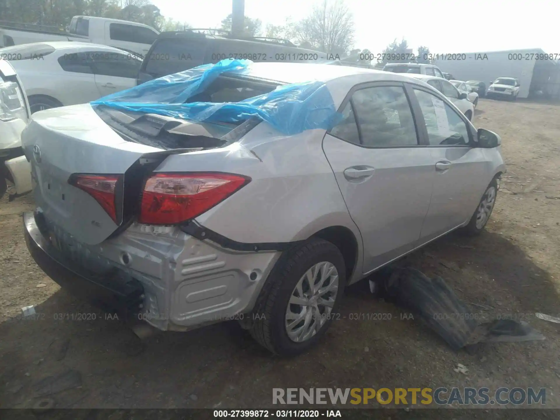 4 Photograph of a damaged car 5YFBURHE0KP903520 TOYOTA COROLLA 2019