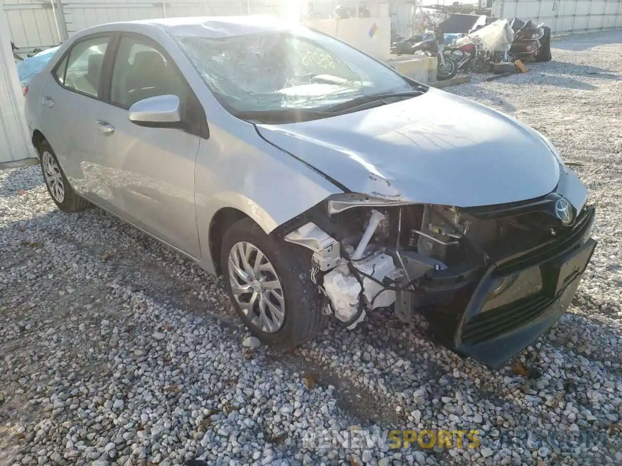 1 Photograph of a damaged car 5YFBURHE0KP903534 TOYOTA COROLLA 2019