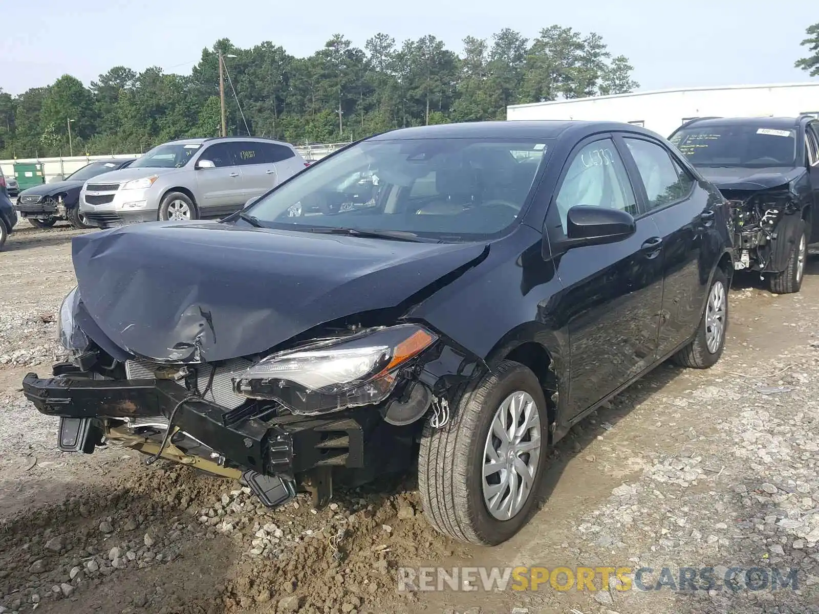 2 Photograph of a damaged car 5YFBURHE0KP903811 TOYOTA COROLLA 2019