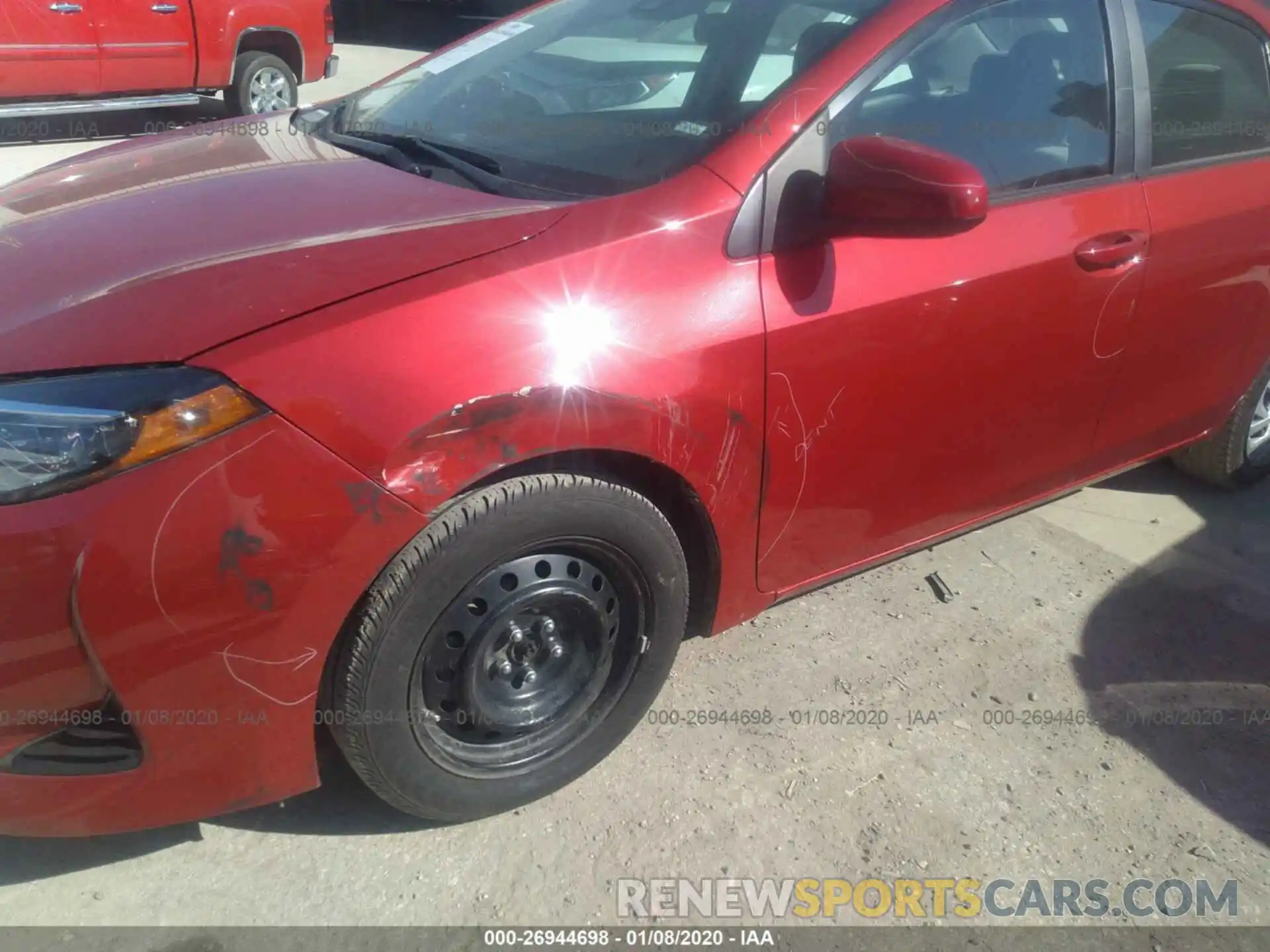 6 Photograph of a damaged car 5YFBURHE0KP904036 TOYOTA COROLLA 2019