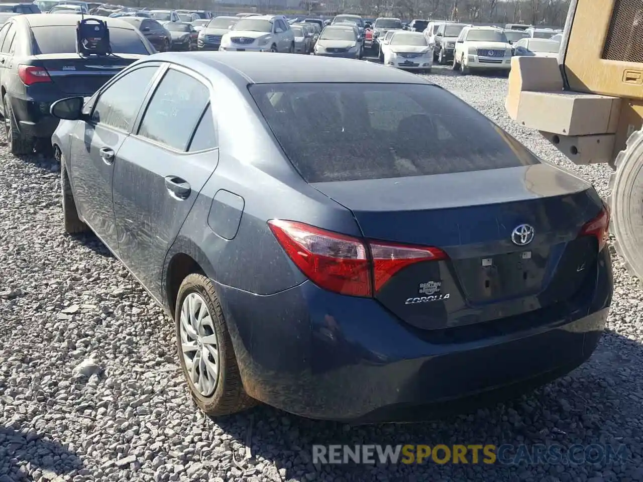 3 Photograph of a damaged car 5YFBURHE0KP904666 TOYOTA COROLLA 2019