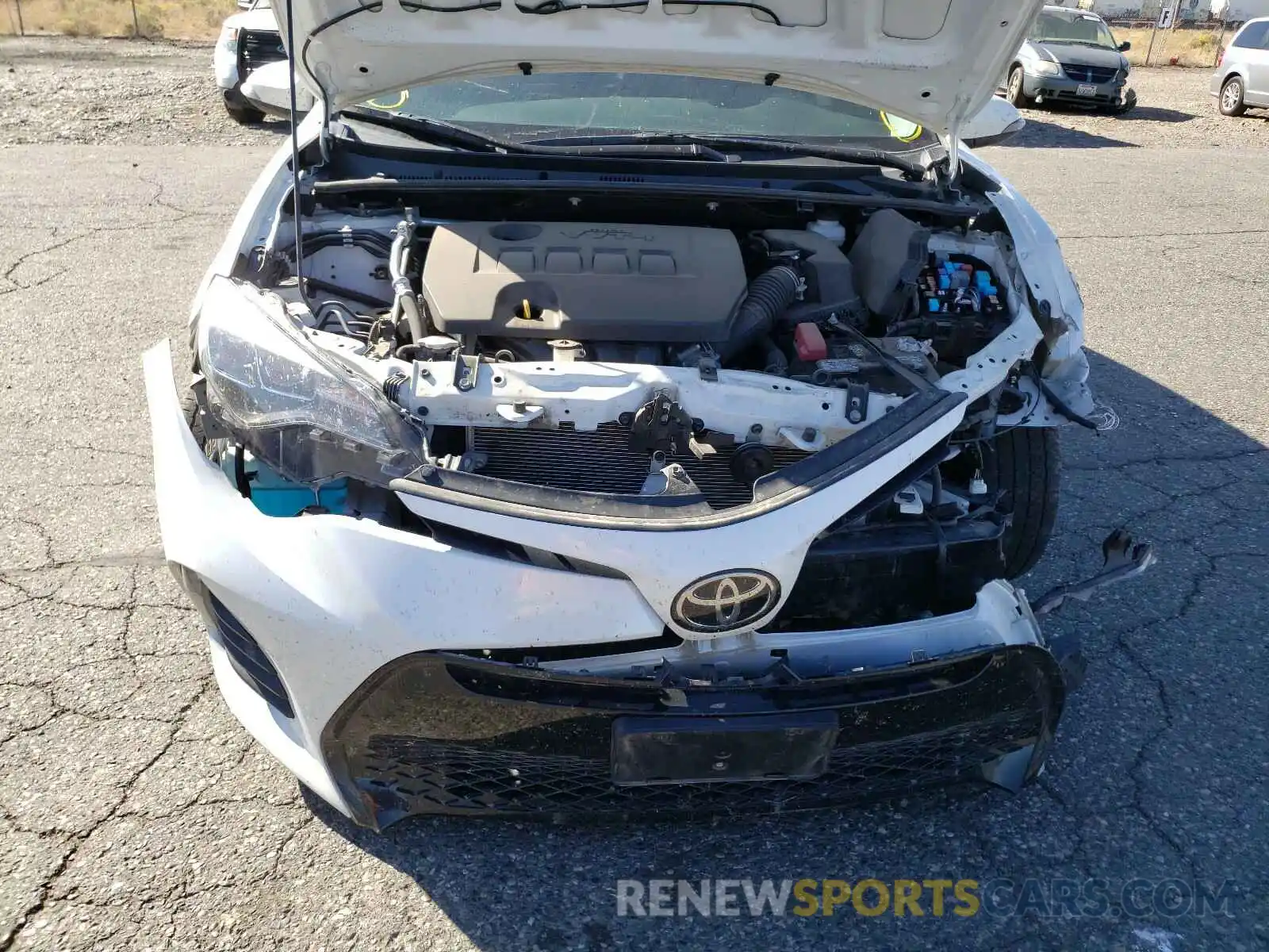 7 Photograph of a damaged car 5YFBURHE0KP905574 TOYOTA COROLLA 2019