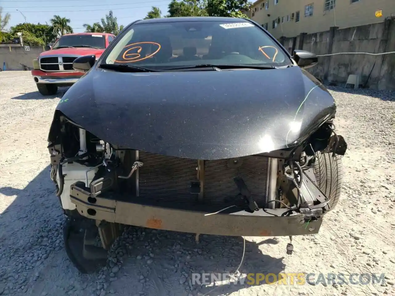 9 Photograph of a damaged car 5YFBURHE0KP905610 TOYOTA COROLLA 2019