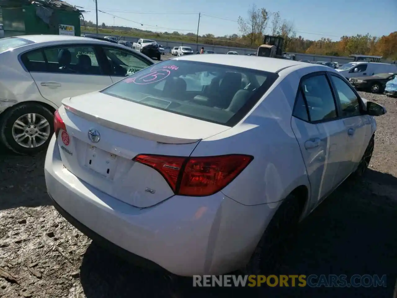 4 Photograph of a damaged car 5YFBURHE0KP906191 TOYOTA COROLLA 2019