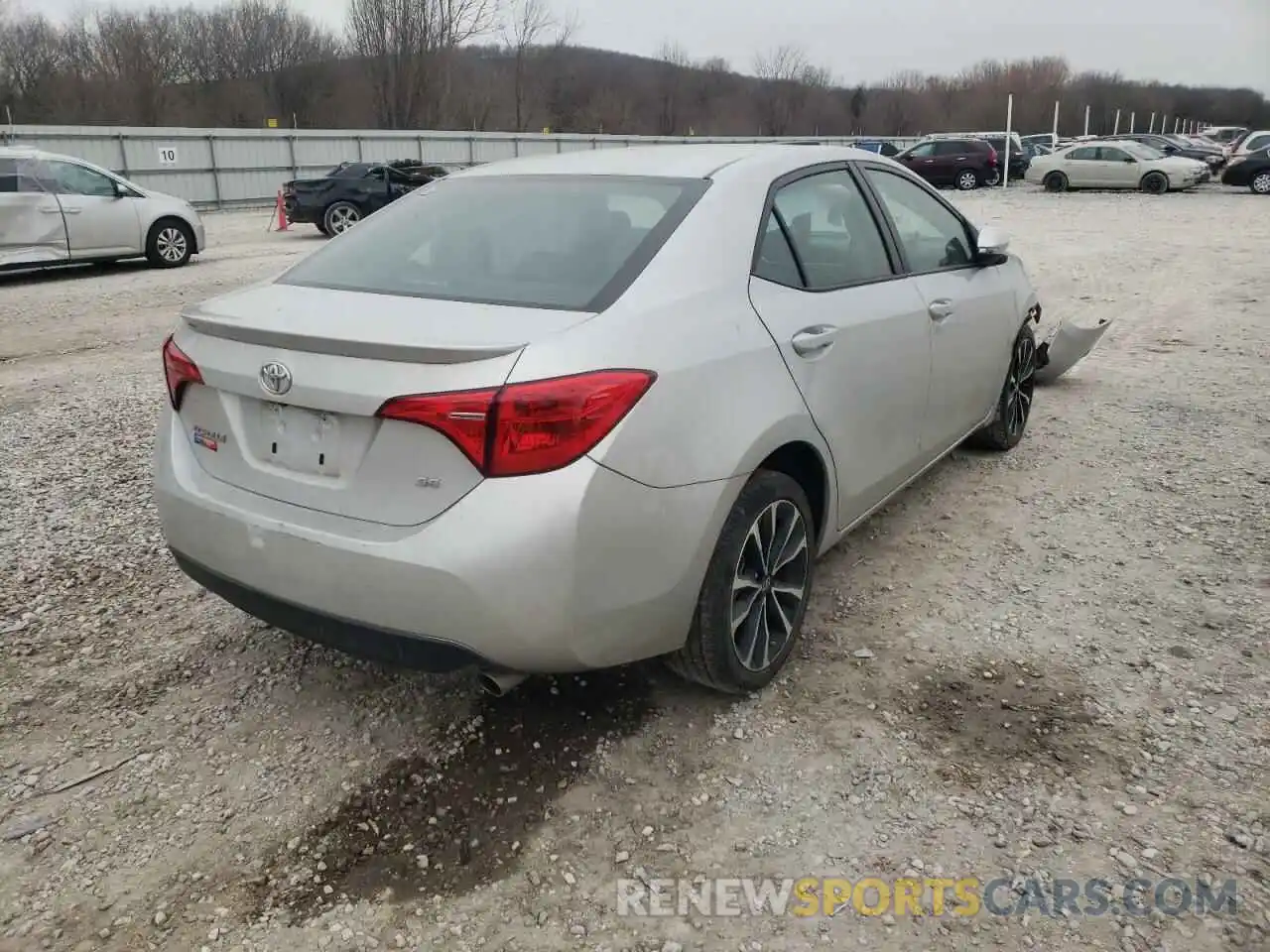 4 Photograph of a damaged car 5YFBURHE0KP906272 TOYOTA COROLLA 2019