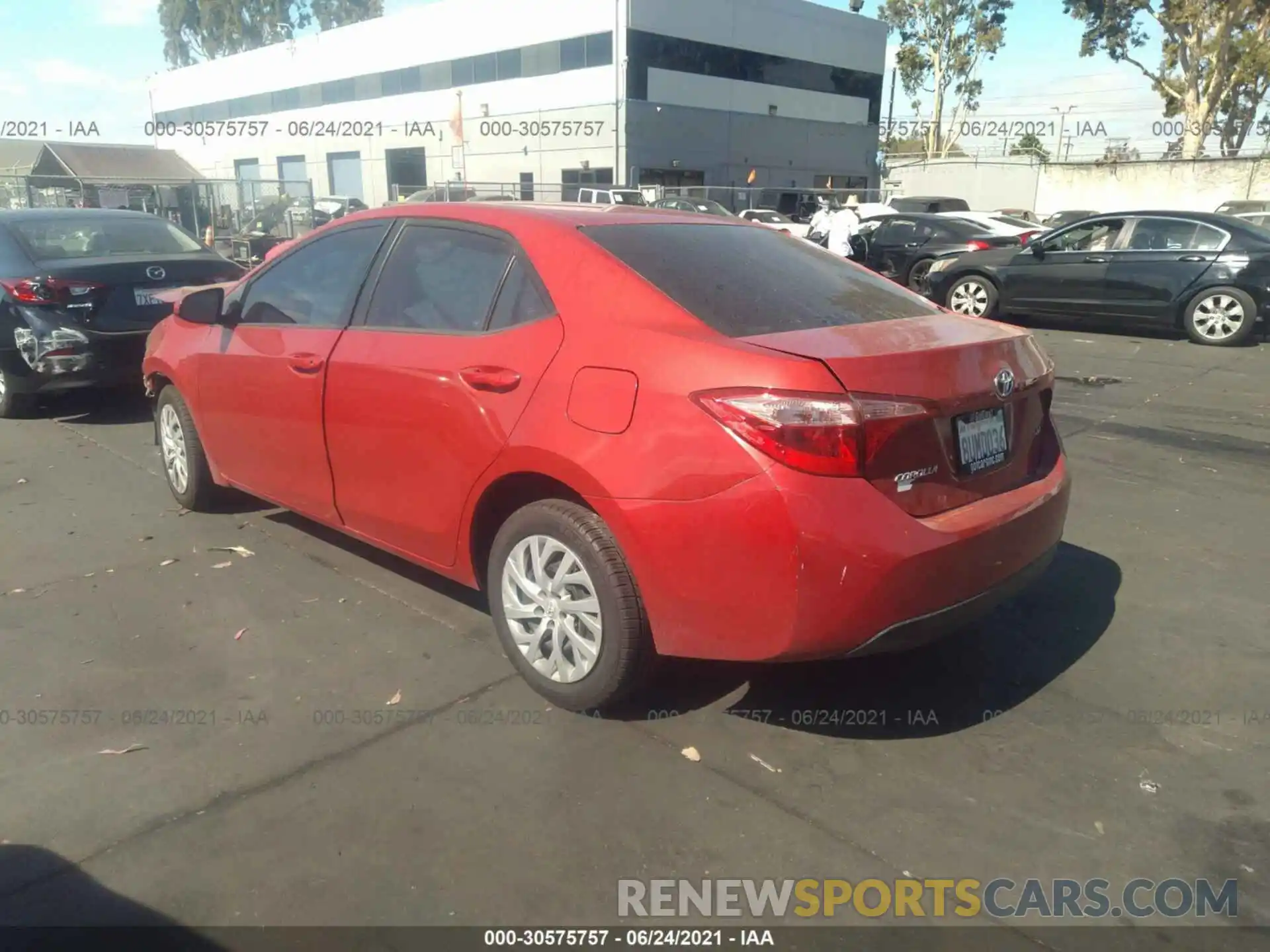 3 Photograph of a damaged car 5YFBURHE0KP906708 TOYOTA COROLLA 2019