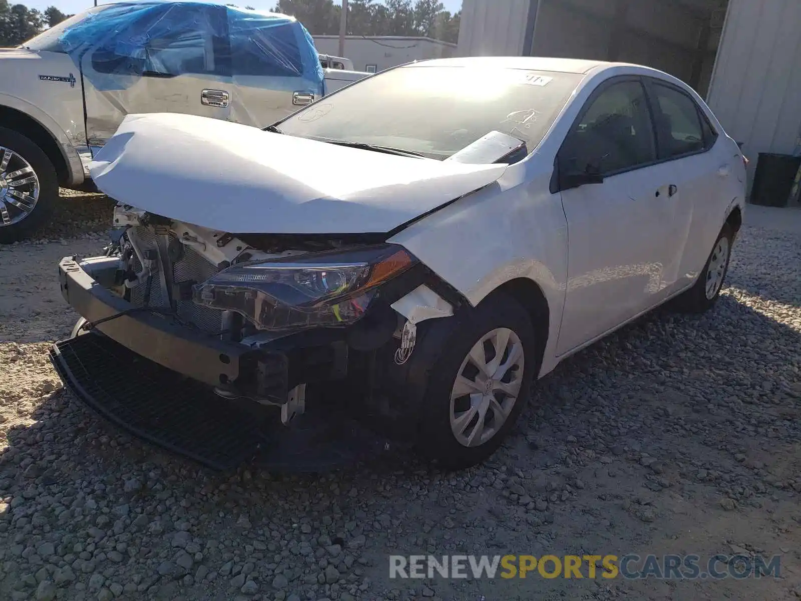 2 Photograph of a damaged car 5YFBURHE0KP907227 TOYOTA COROLLA 2019