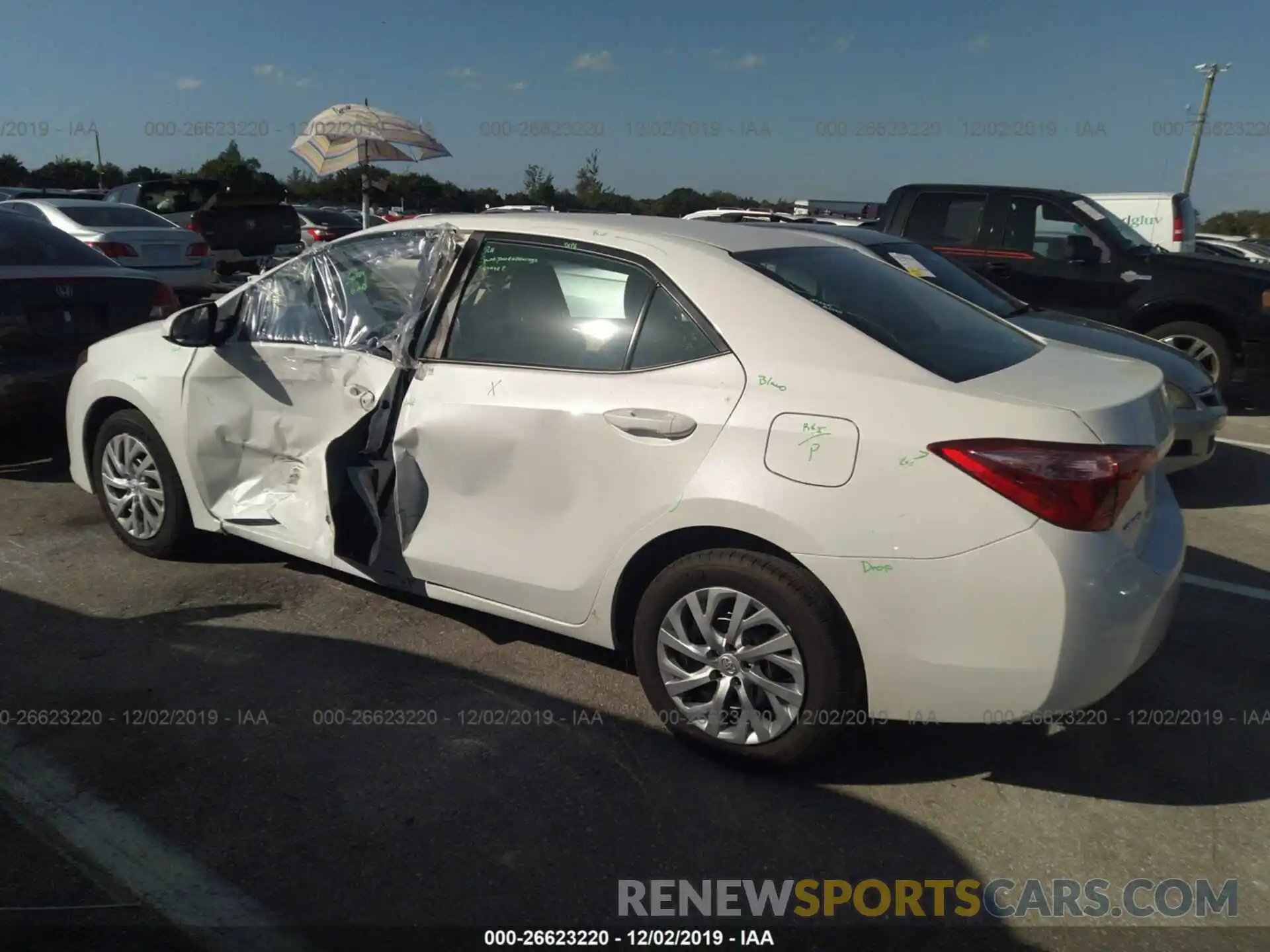 6 Photograph of a damaged car 5YFBURHE0KP907504 TOYOTA COROLLA 2019