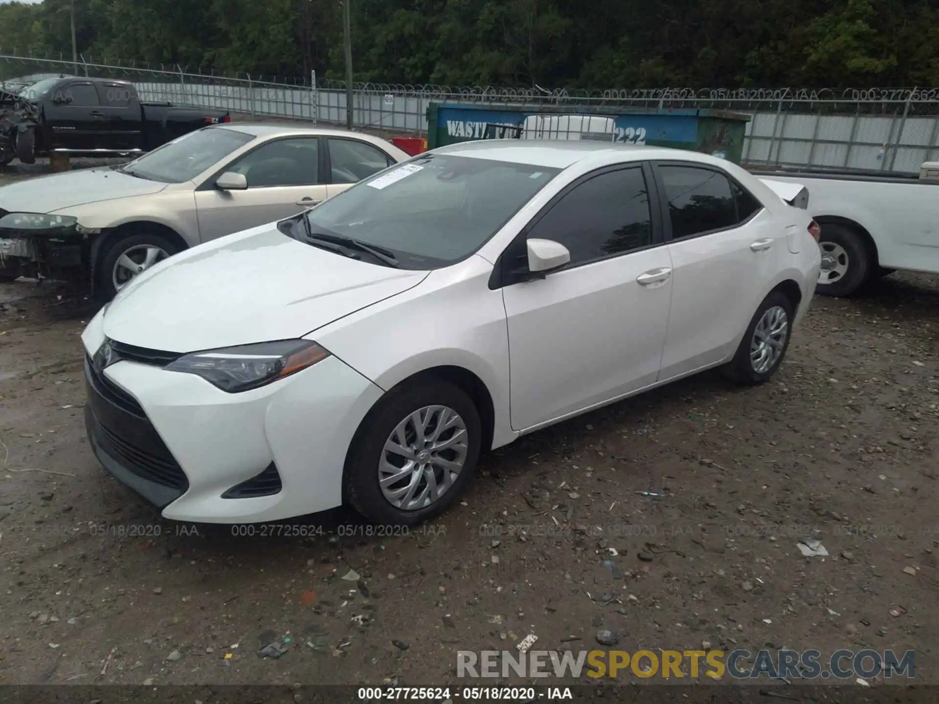 2 Photograph of a damaged car 5YFBURHE0KP907745 TOYOTA COROLLA 2019