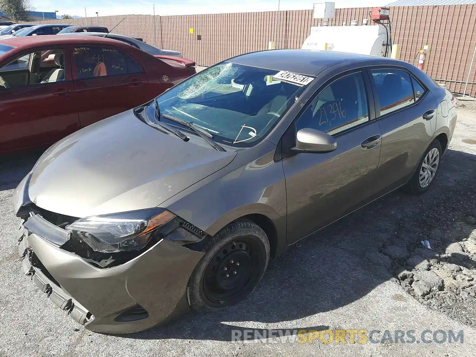 2 Photograph of a damaged car 5YFBURHE0KP908247 TOYOTA COROLLA 2019