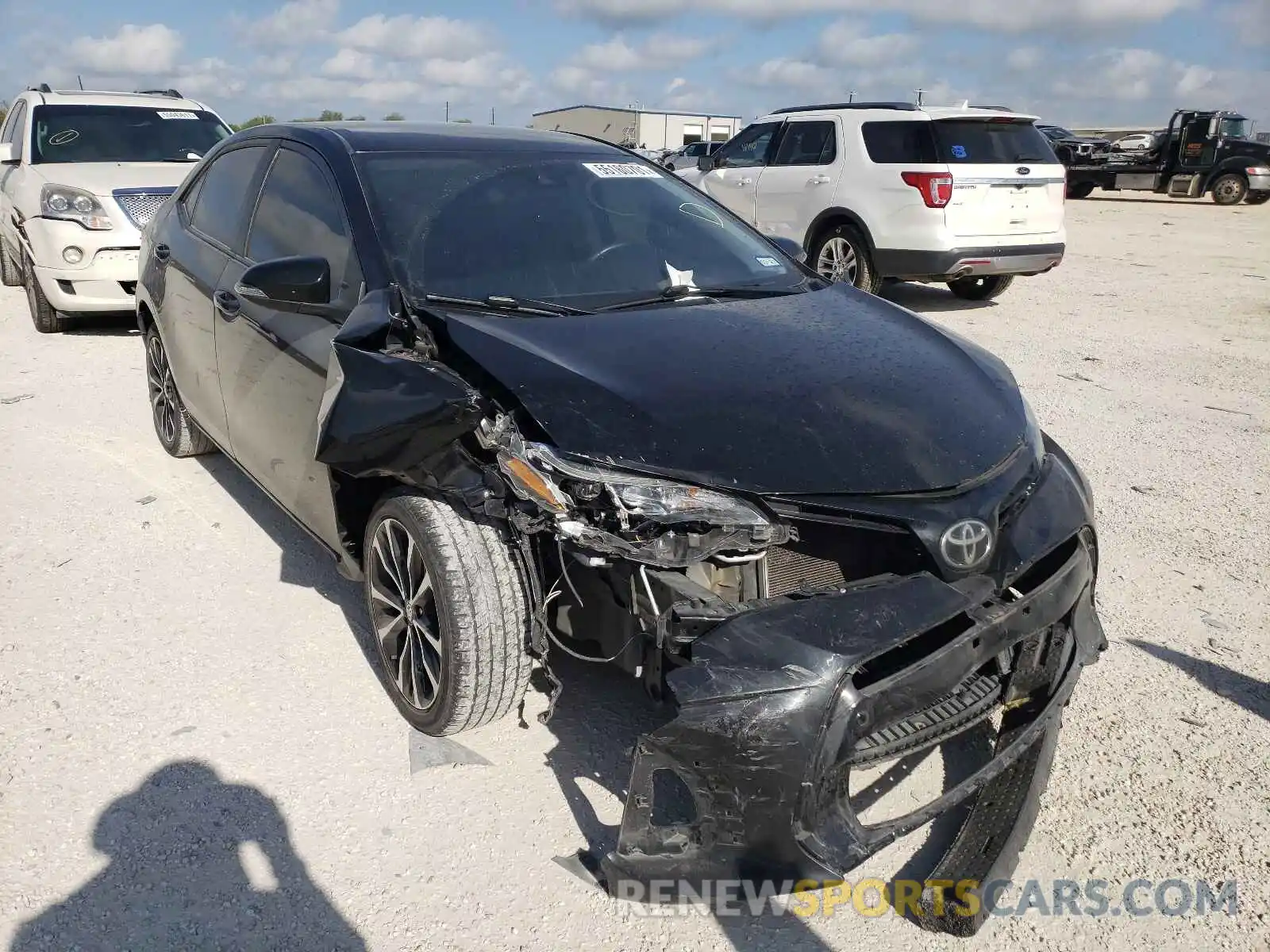 1 Photograph of a damaged car 5YFBURHE0KP908362 TOYOTA COROLLA 2019