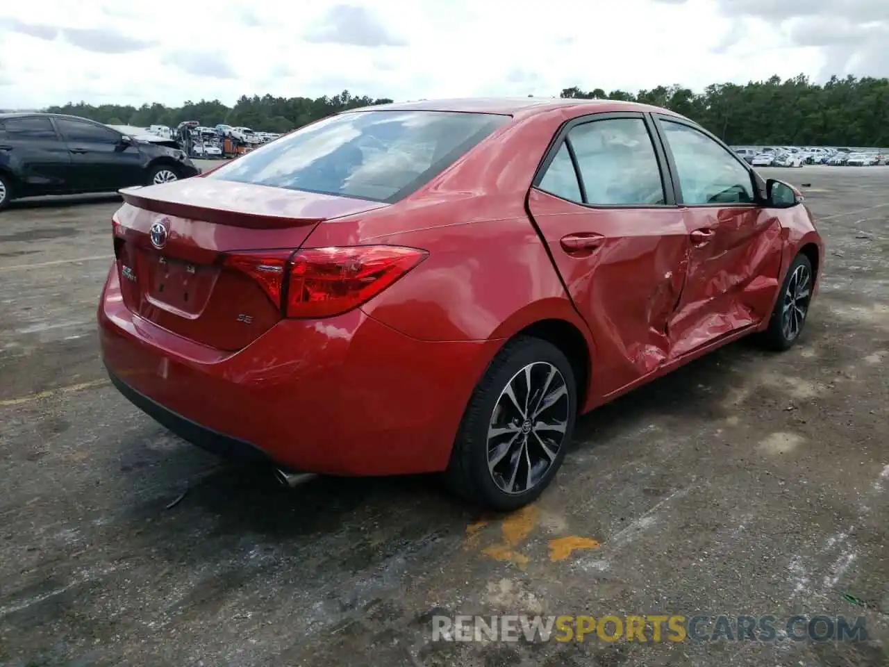 4 Photograph of a damaged car 5YFBURHE0KP908412 TOYOTA COROLLA 2019