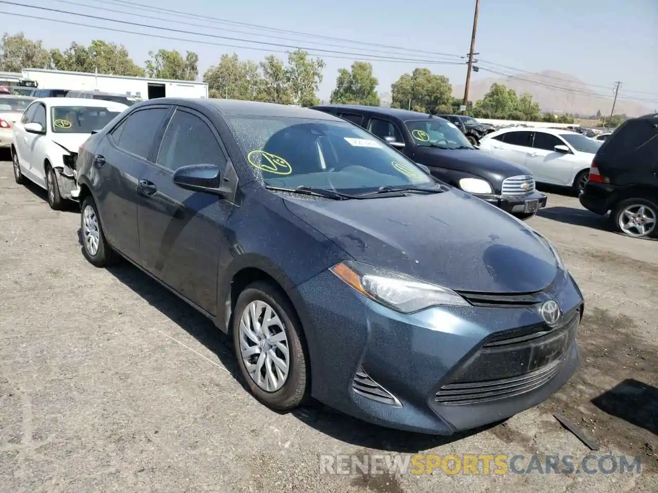 1 Photograph of a damaged car 5YFBURHE0KP908992 TOYOTA COROLLA 2019