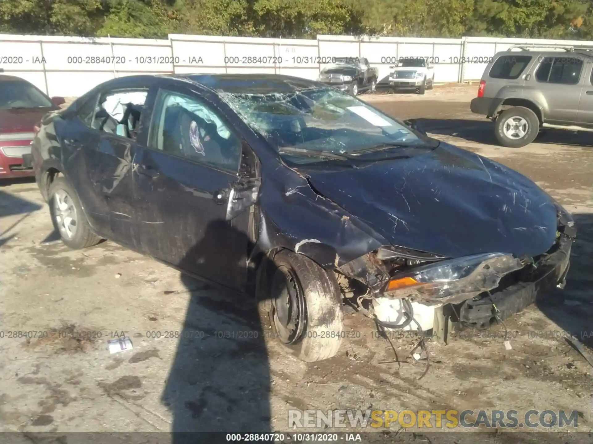 1 Photograph of a damaged car 5YFBURHE0KP909317 TOYOTA COROLLA 2019