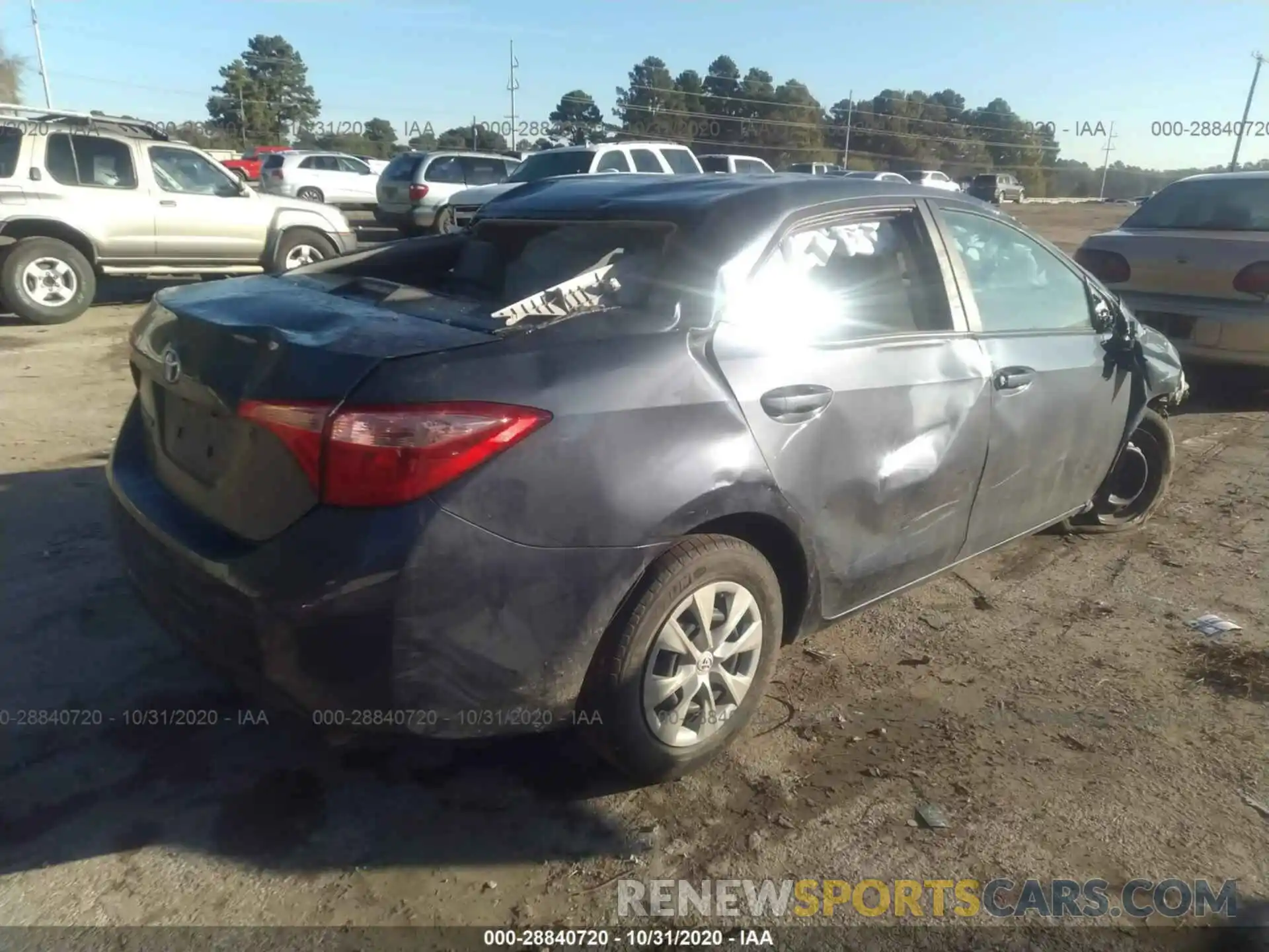 4 Photograph of a damaged car 5YFBURHE0KP909317 TOYOTA COROLLA 2019