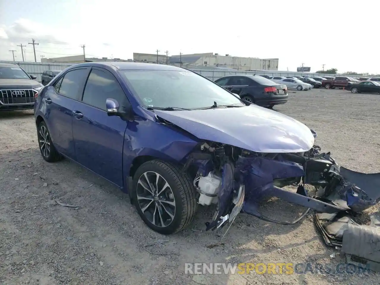 1 Photograph of a damaged car 5YFBURHE0KP909981 TOYOTA COROLLA 2019