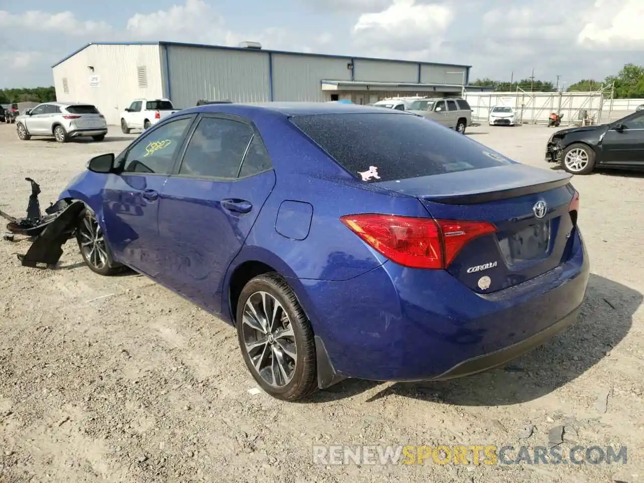 3 Photograph of a damaged car 5YFBURHE0KP909981 TOYOTA COROLLA 2019