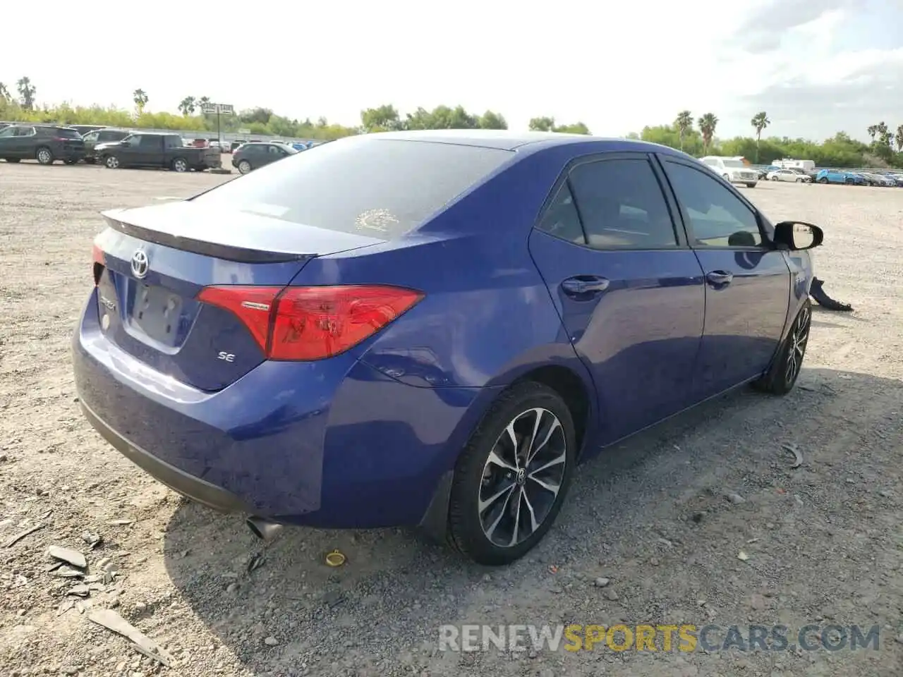 4 Photograph of a damaged car 5YFBURHE0KP909981 TOYOTA COROLLA 2019