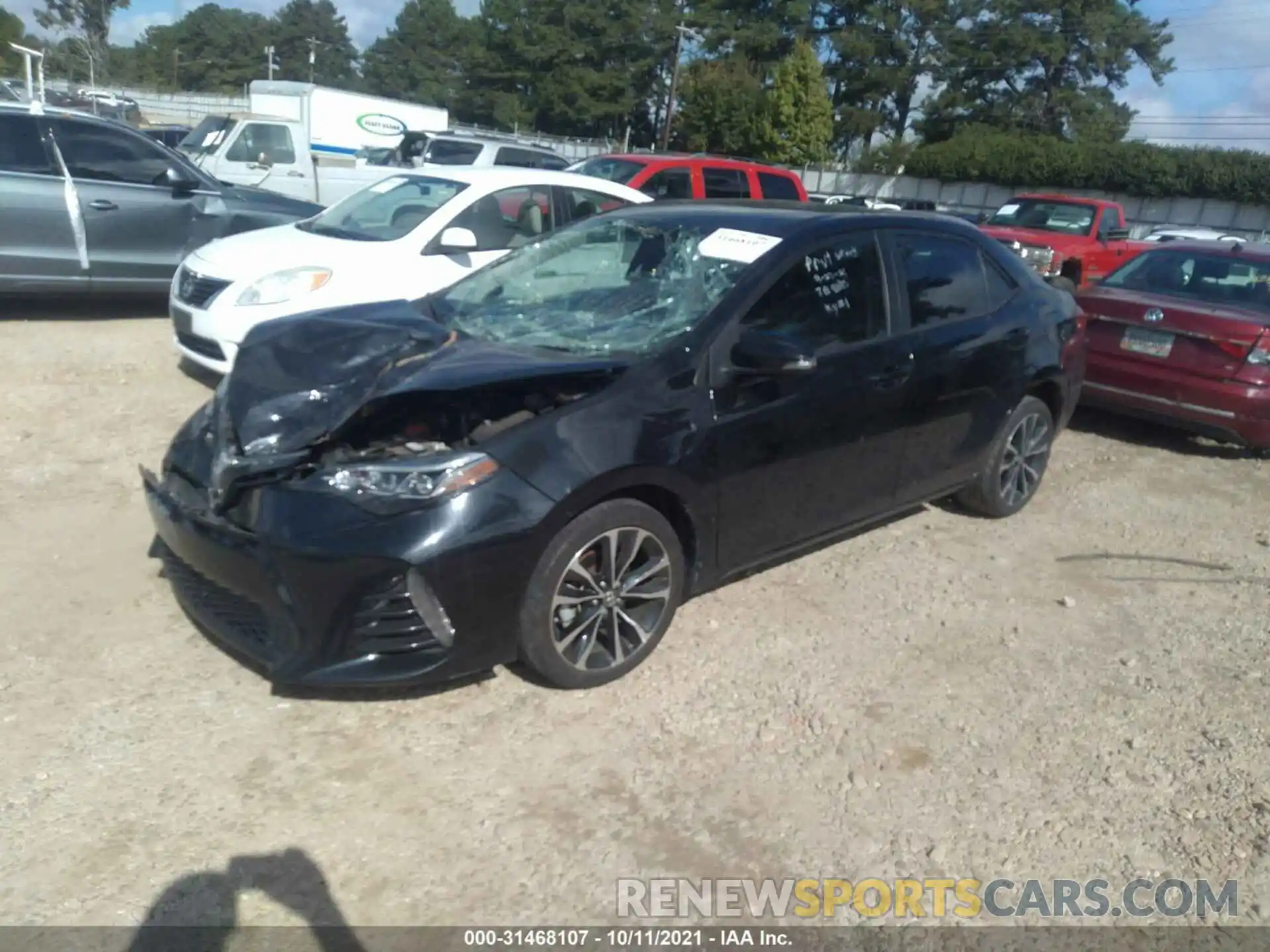 2 Photograph of a damaged car 5YFBURHE0KP910256 TOYOTA COROLLA 2019