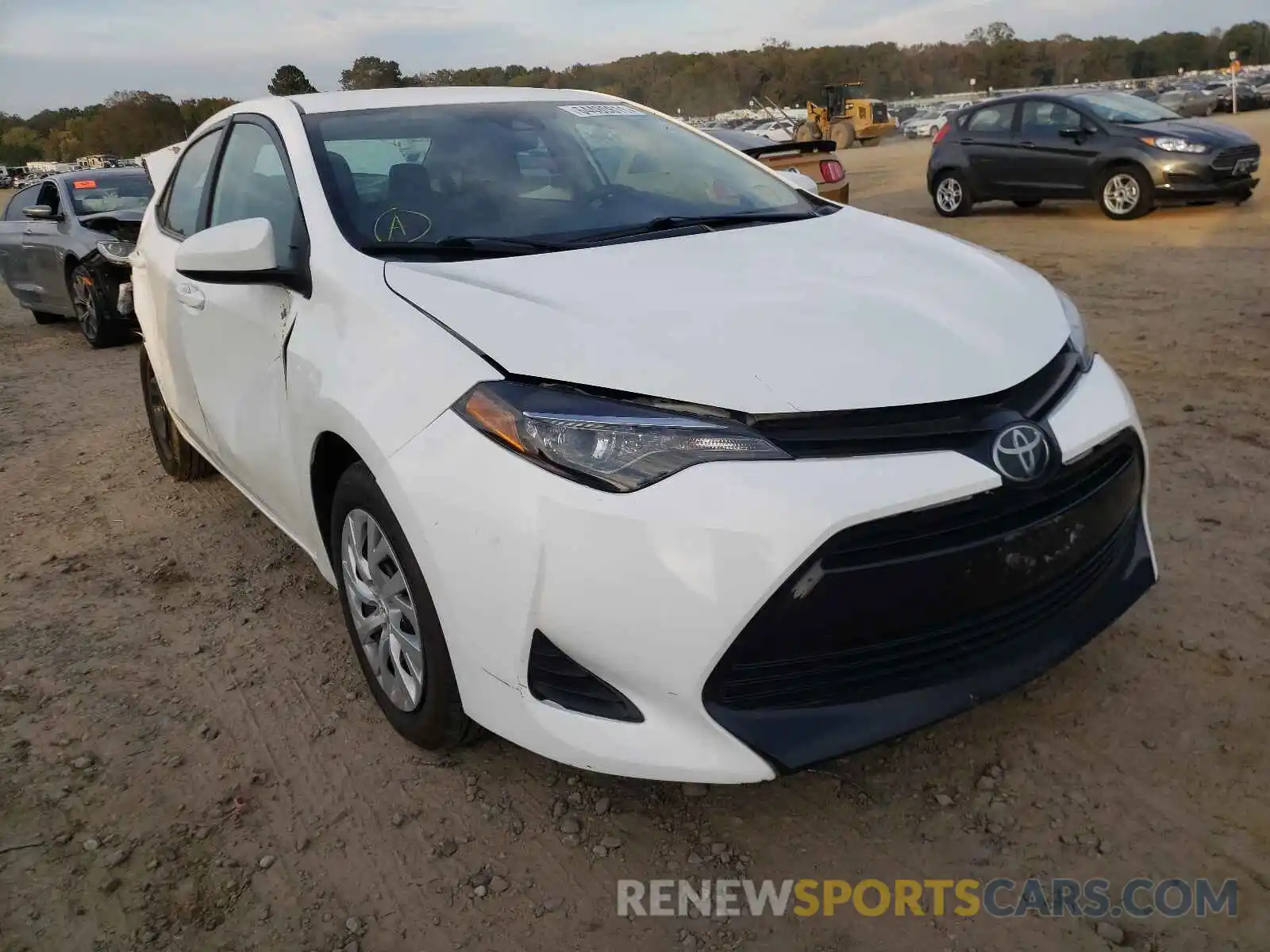 1 Photograph of a damaged car 5YFBURHE0KP910399 TOYOTA COROLLA 2019