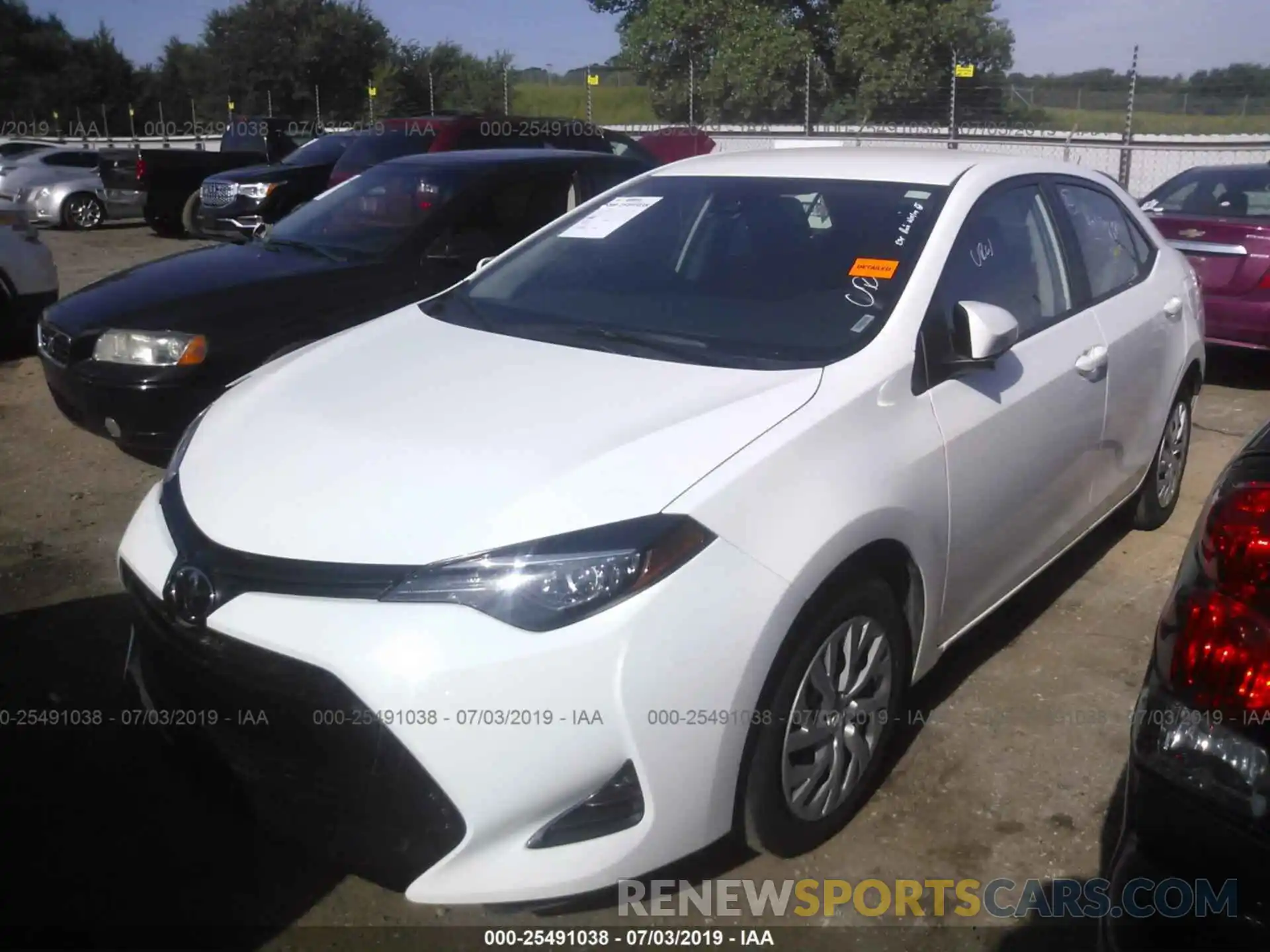 2 Photograph of a damaged car 5YFBURHE0KP910659 TOYOTA COROLLA 2019