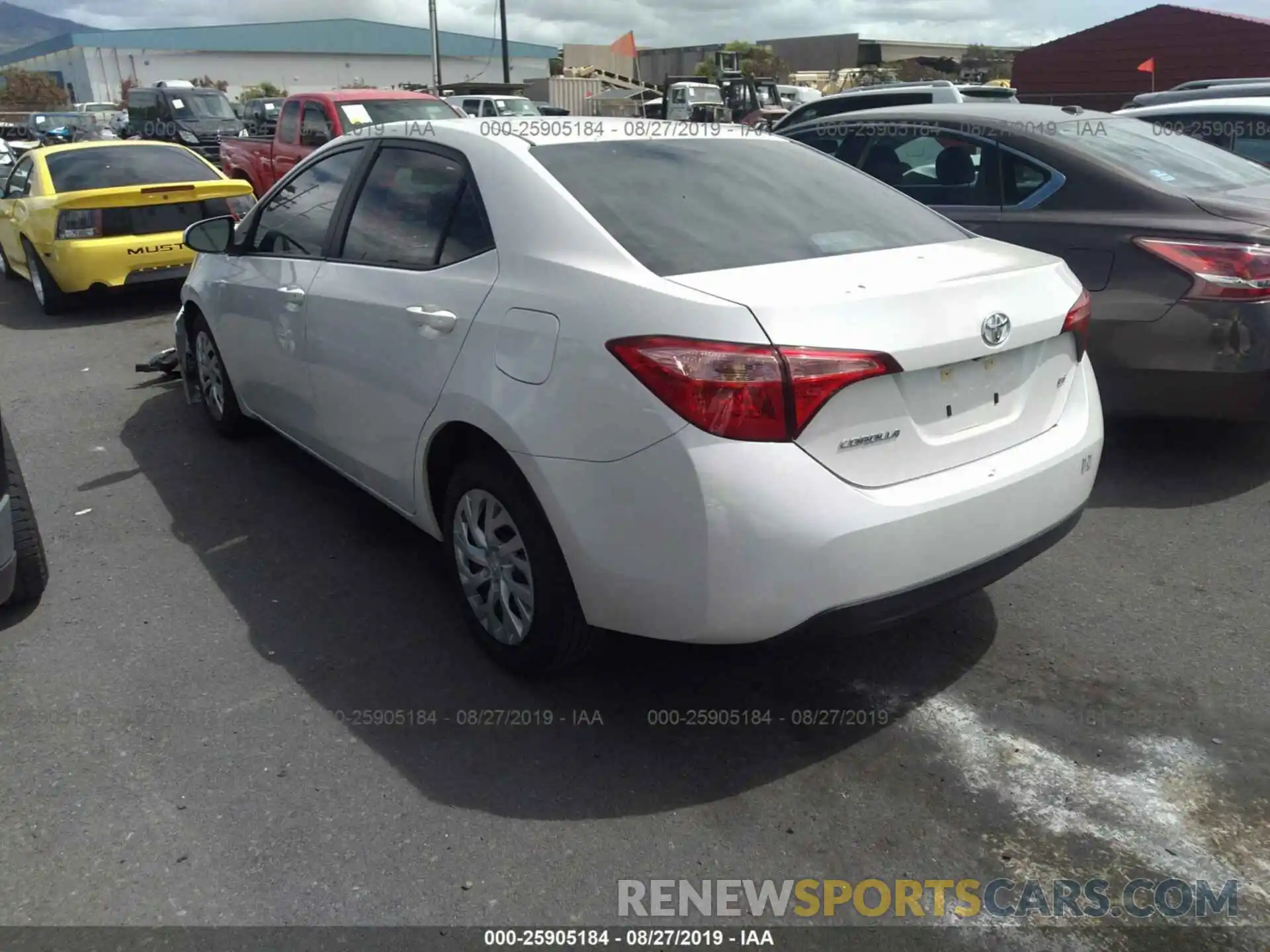 3 Photograph of a damaged car 5YFBURHE0KP910936 TOYOTA COROLLA 2019