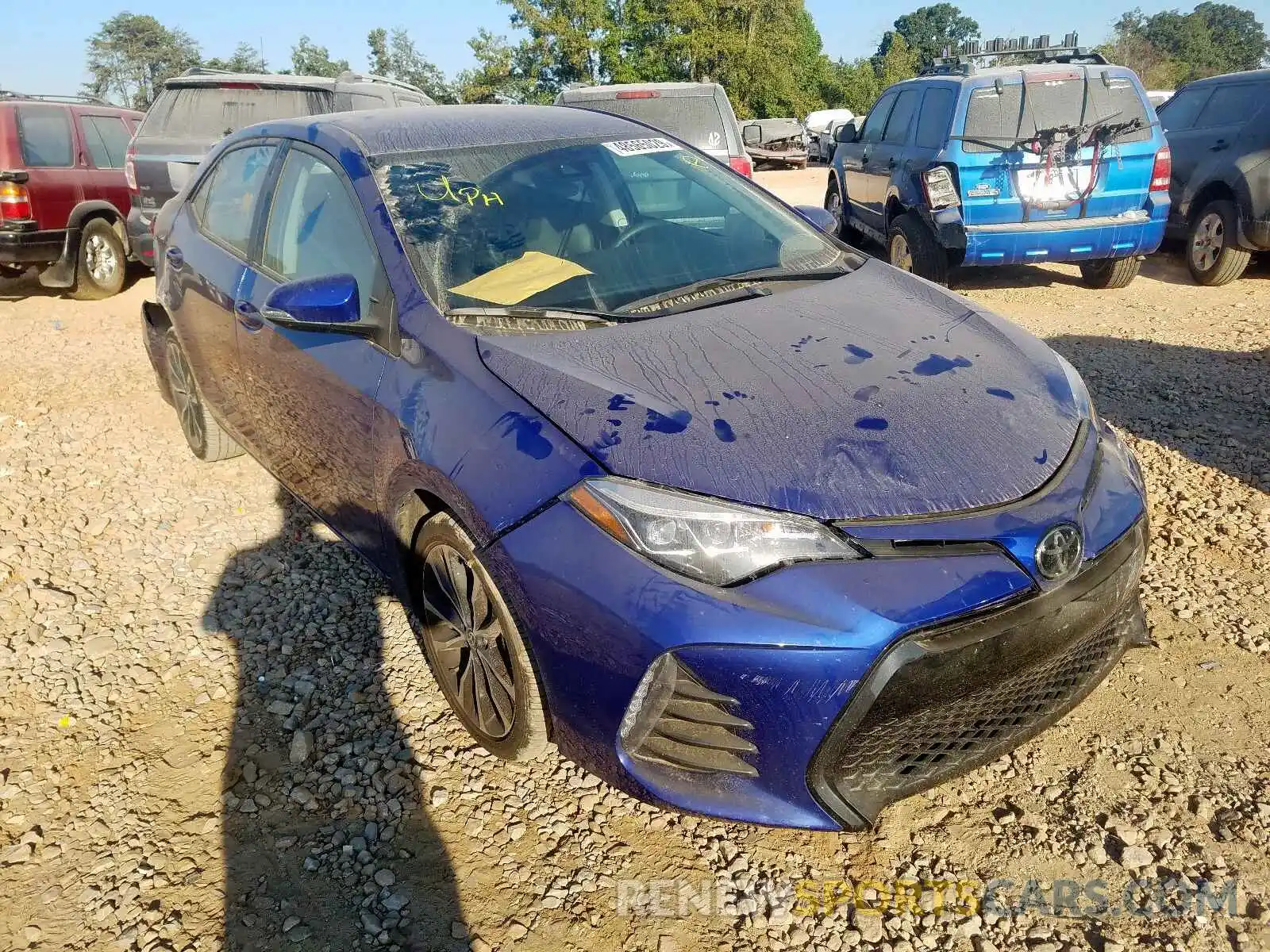 1 Photograph of a damaged car 5YFBURHE0KP911004 TOYOTA COROLLA 2019