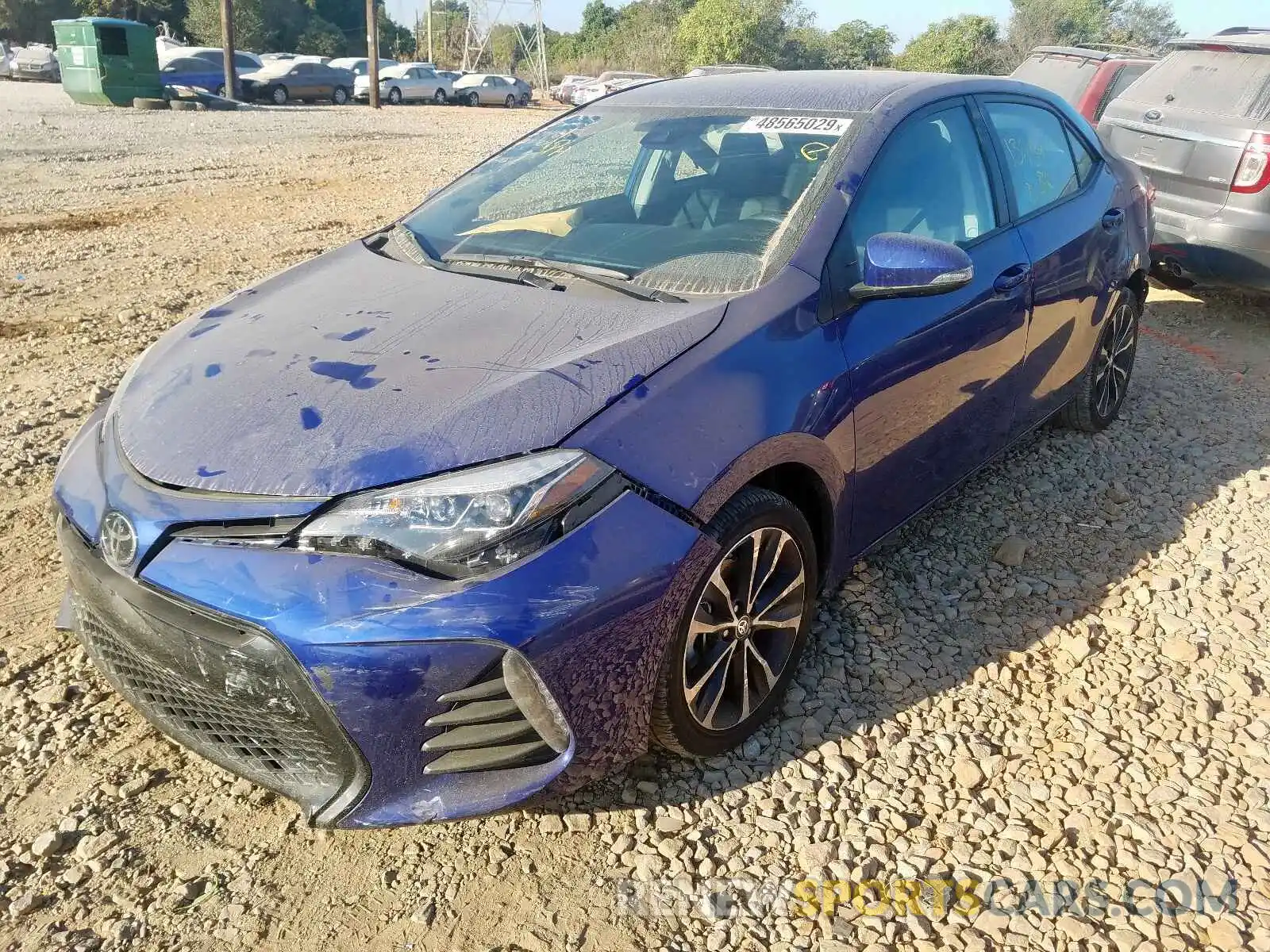 2 Photograph of a damaged car 5YFBURHE0KP911004 TOYOTA COROLLA 2019