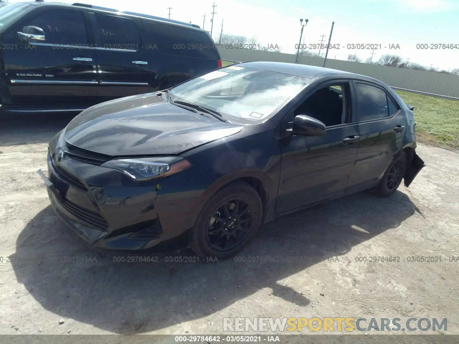 2 Photograph of a damaged car 5YFBURHE0KP911438 TOYOTA COROLLA 2019