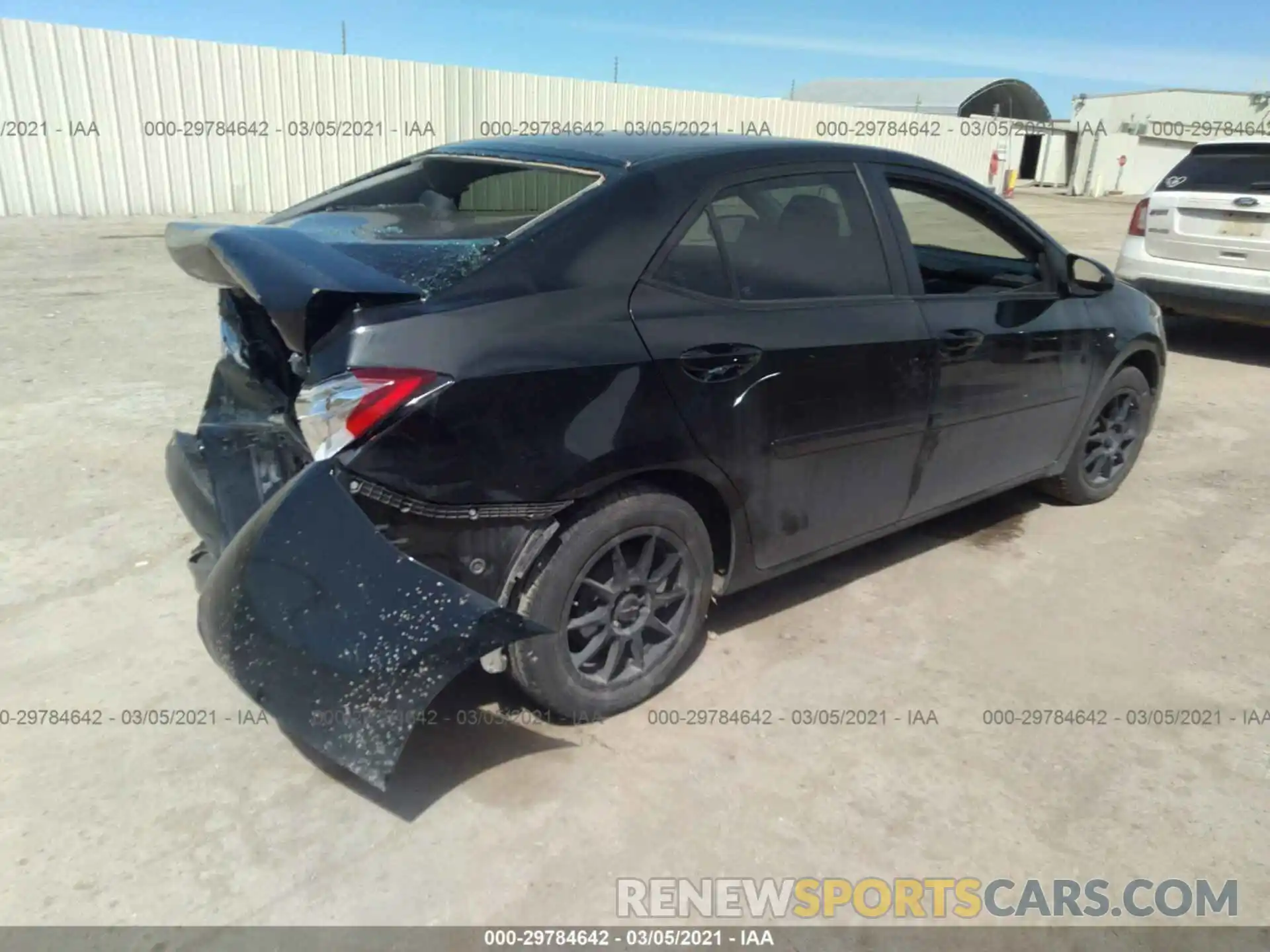 4 Photograph of a damaged car 5YFBURHE0KP911438 TOYOTA COROLLA 2019