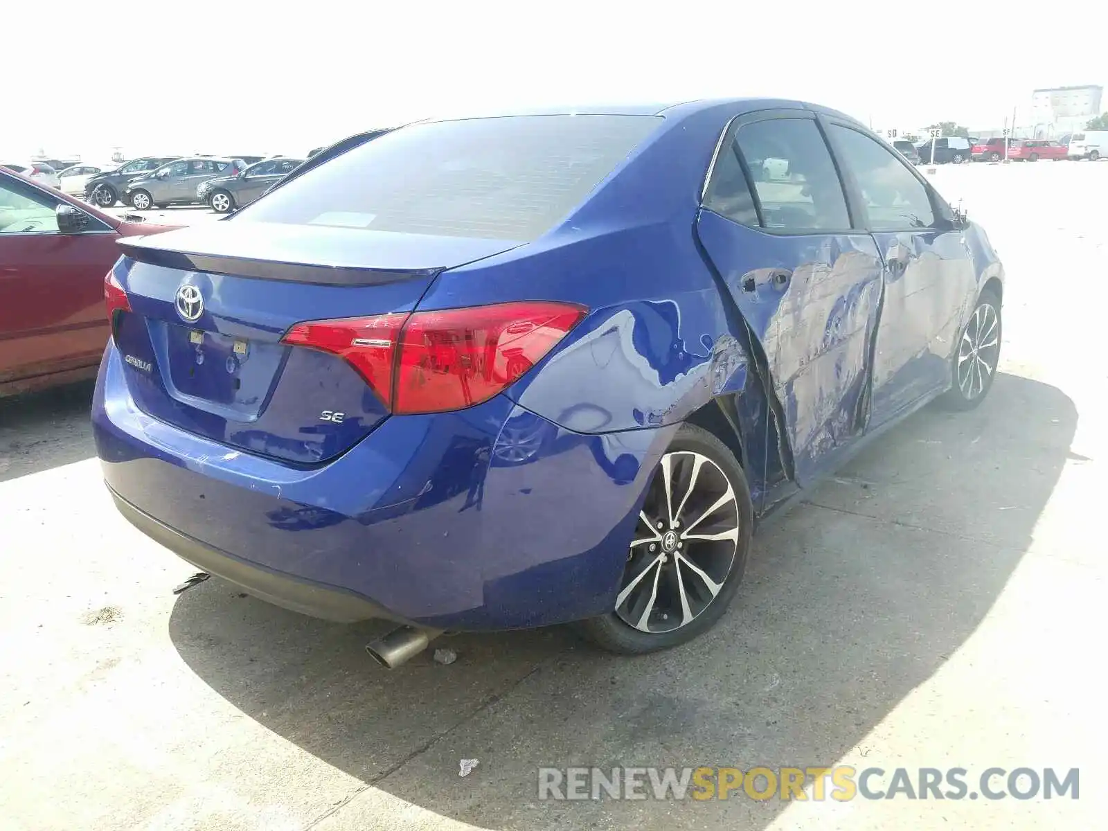 4 Photograph of a damaged car 5YFBURHE0KP911567 TOYOTA COROLLA 2019