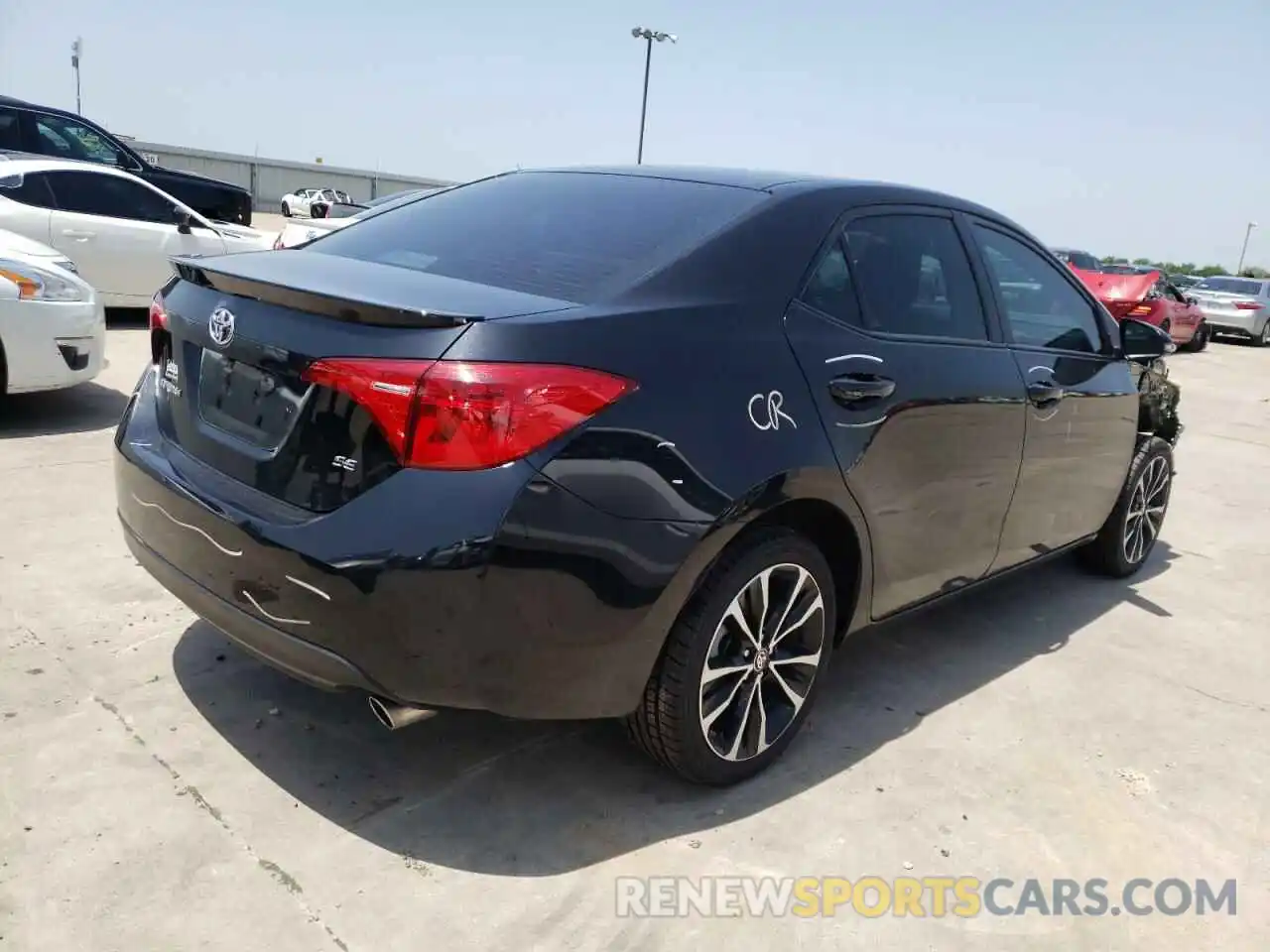 4 Photograph of a damaged car 5YFBURHE0KP911648 TOYOTA COROLLA 2019