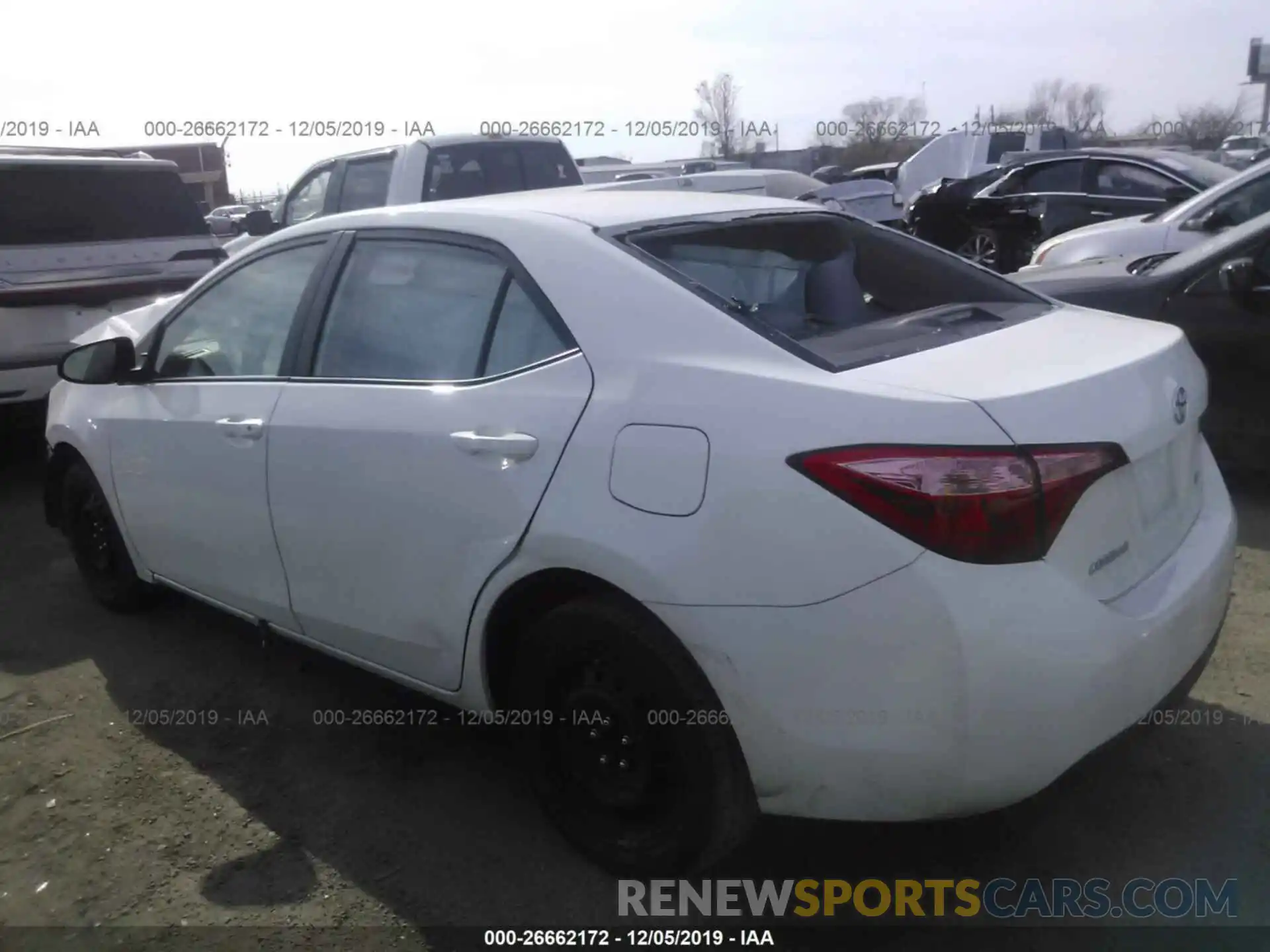 3 Photograph of a damaged car 5YFBURHE0KP912167 TOYOTA COROLLA 2019