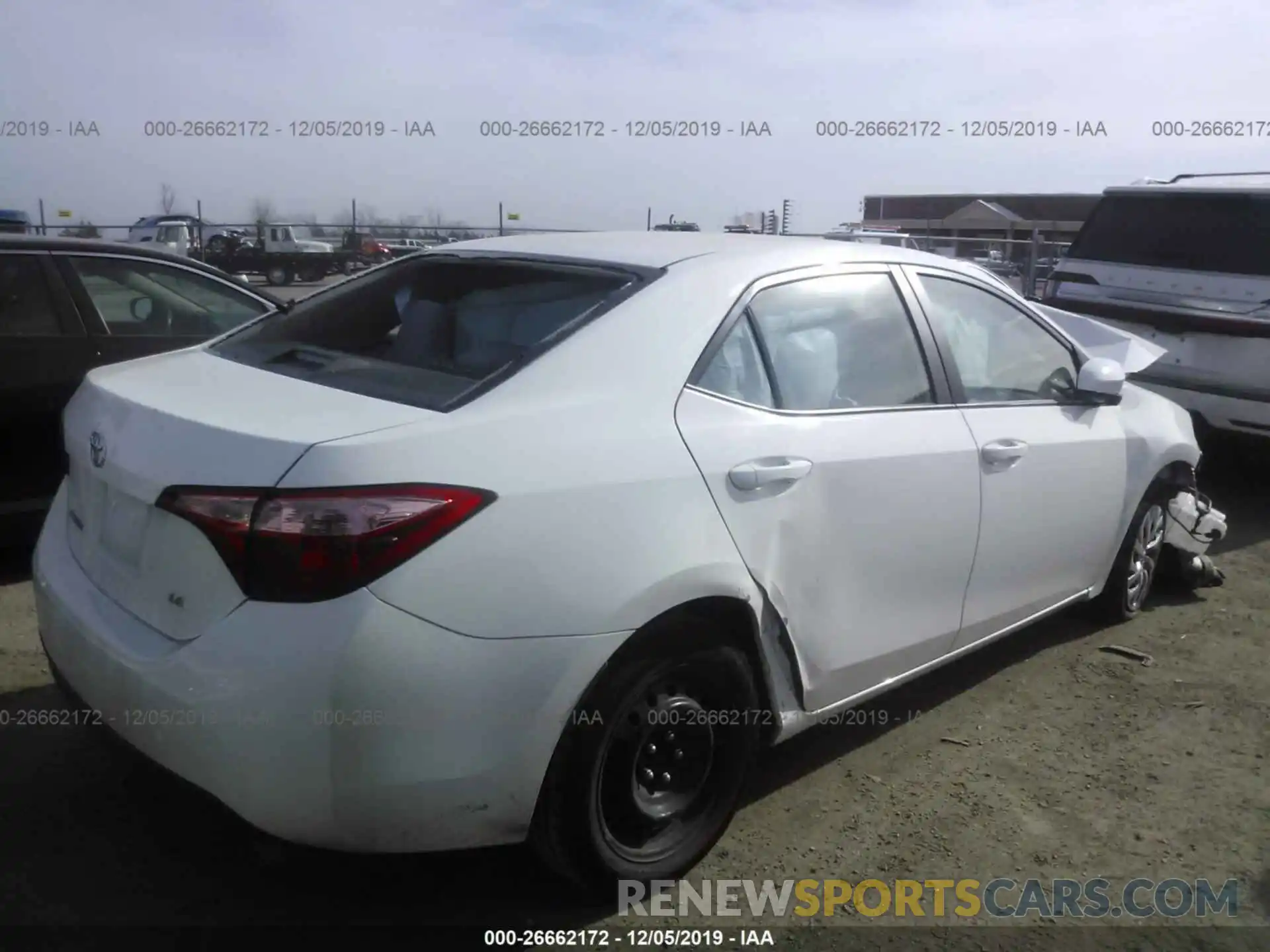 4 Photograph of a damaged car 5YFBURHE0KP912167 TOYOTA COROLLA 2019