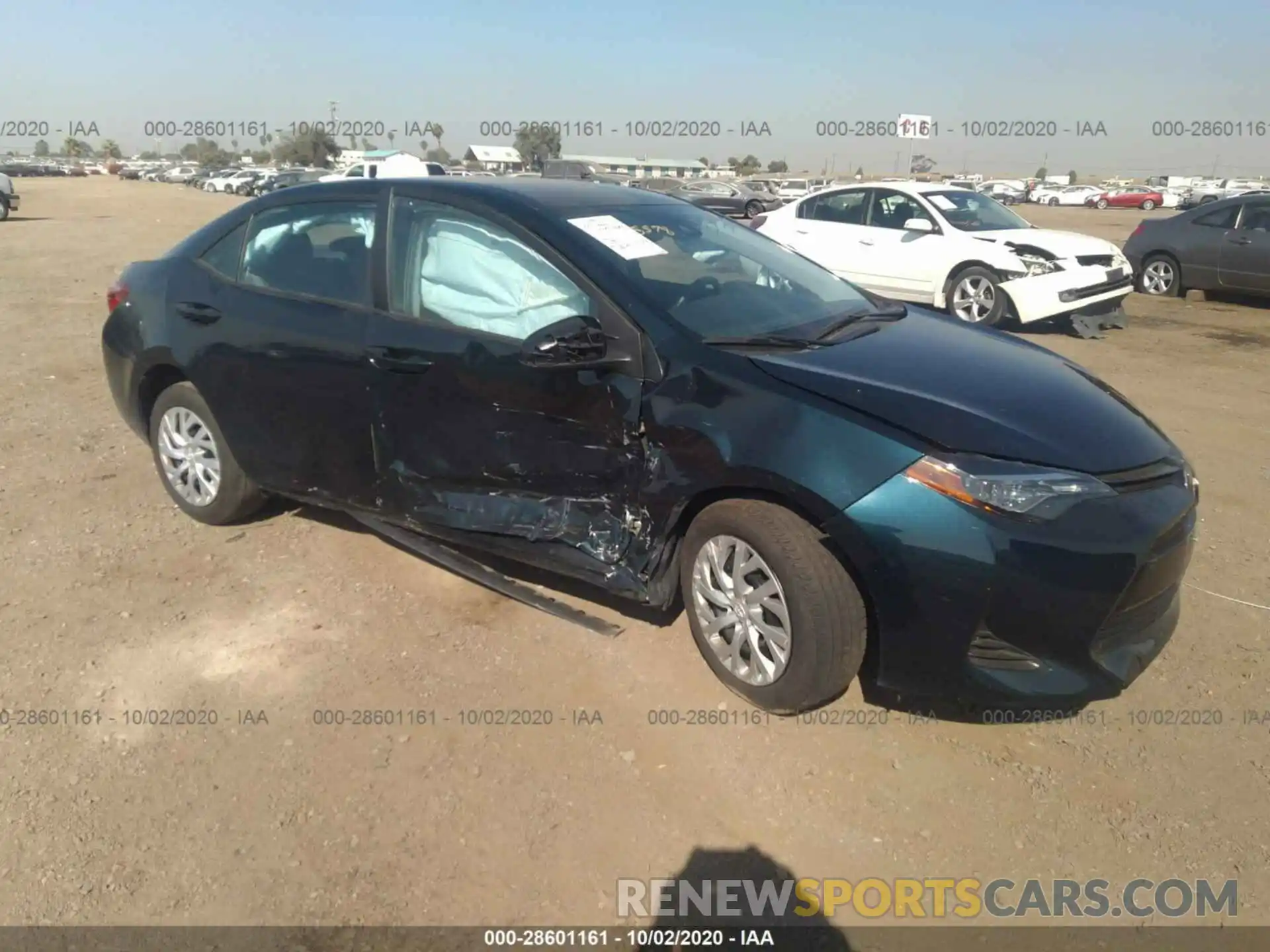 1 Photograph of a damaged car 5YFBURHE0KP912251 TOYOTA COROLLA 2019