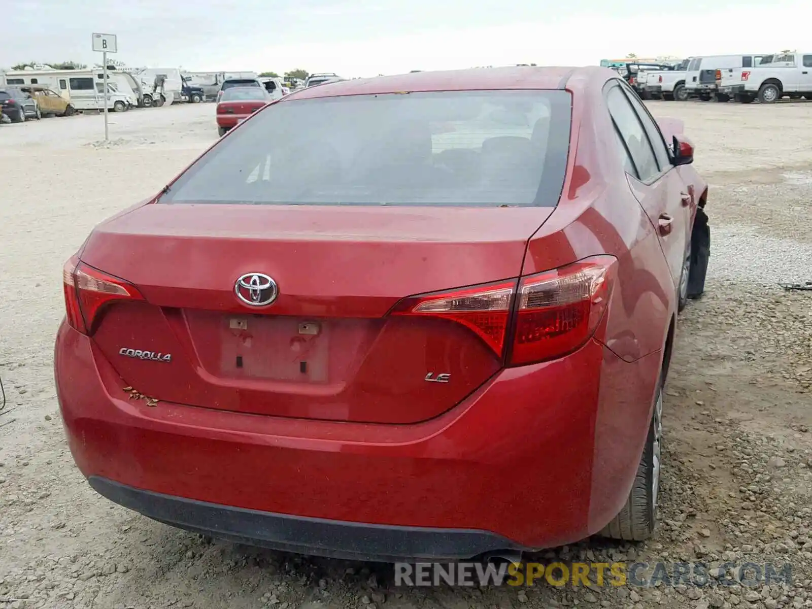 4 Photograph of a damaged car 5YFBURHE0KP912539 TOYOTA COROLLA 2019