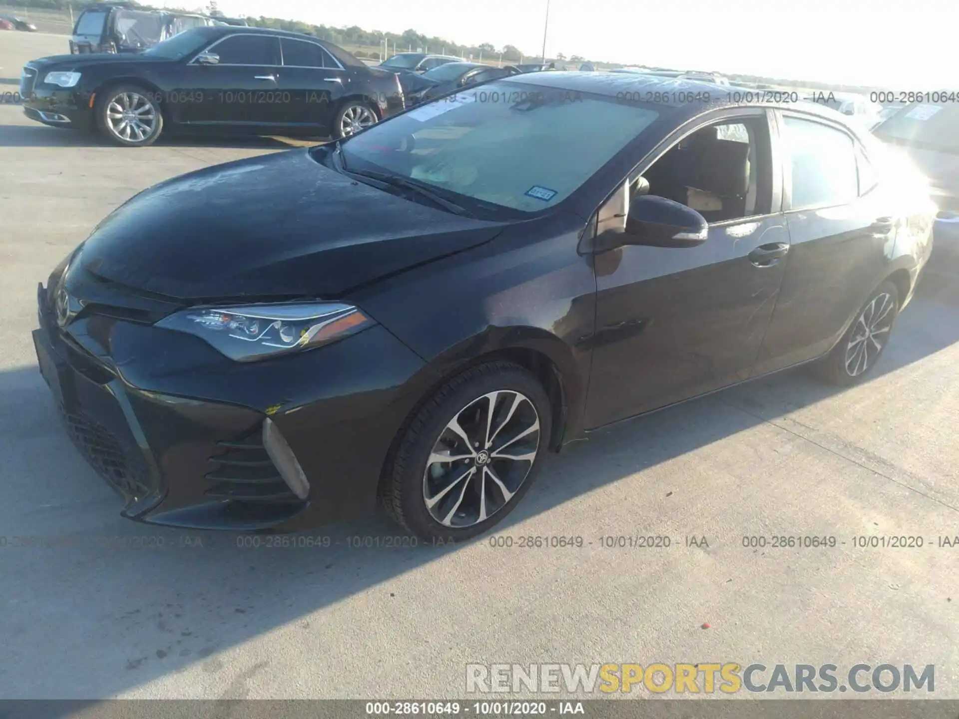 2 Photograph of a damaged car 5YFBURHE0KP912671 TOYOTA COROLLA 2019