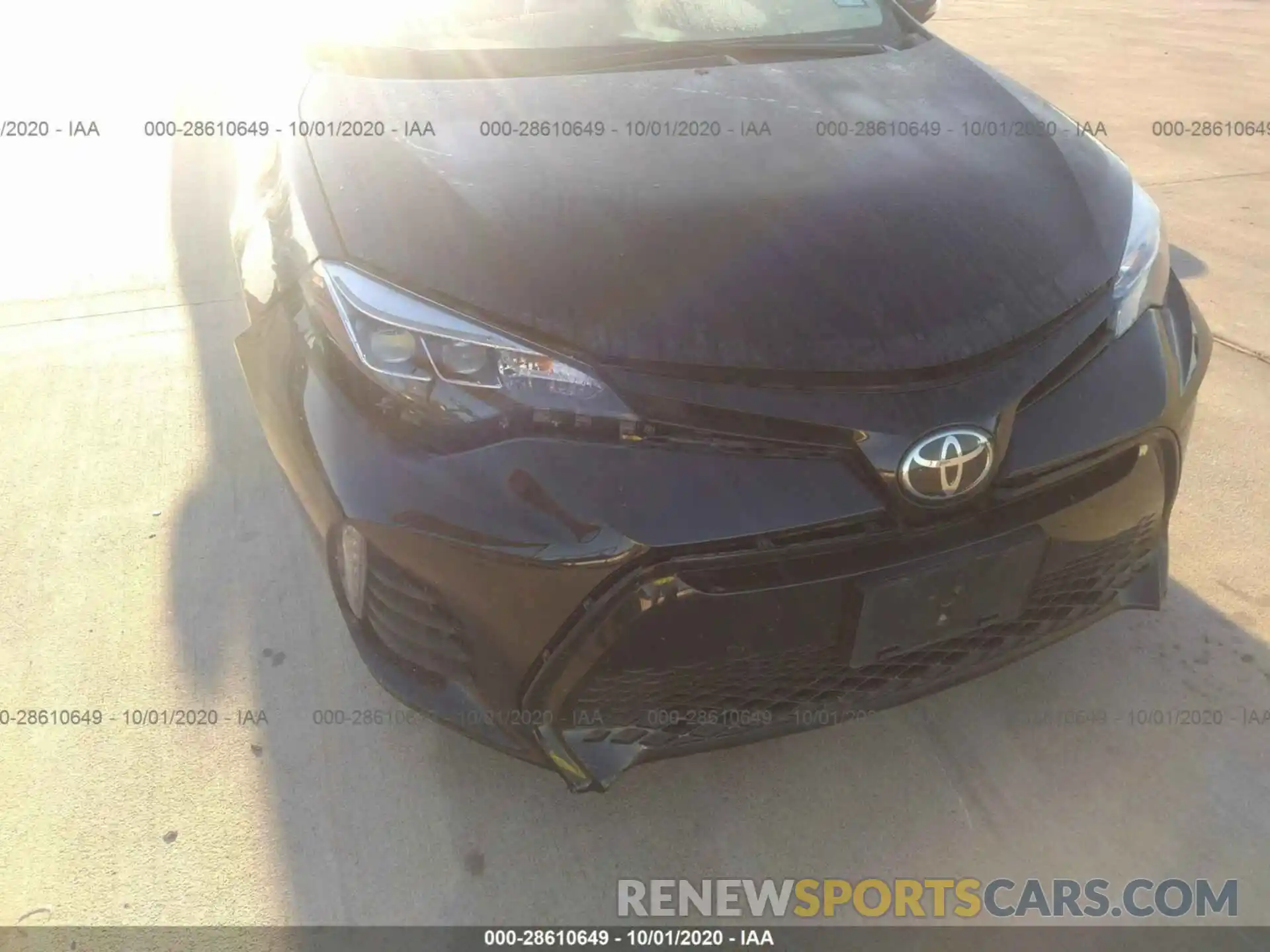 6 Photograph of a damaged car 5YFBURHE0KP912671 TOYOTA COROLLA 2019